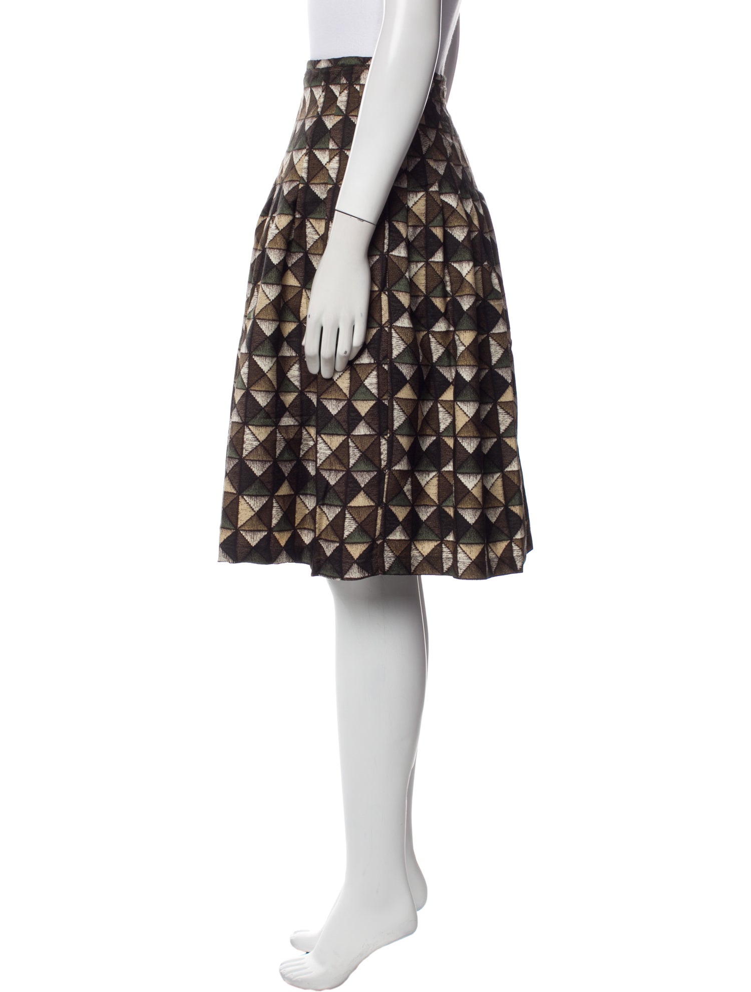 Samantha Sung Wool Knee-Length Skirt w/ Tags