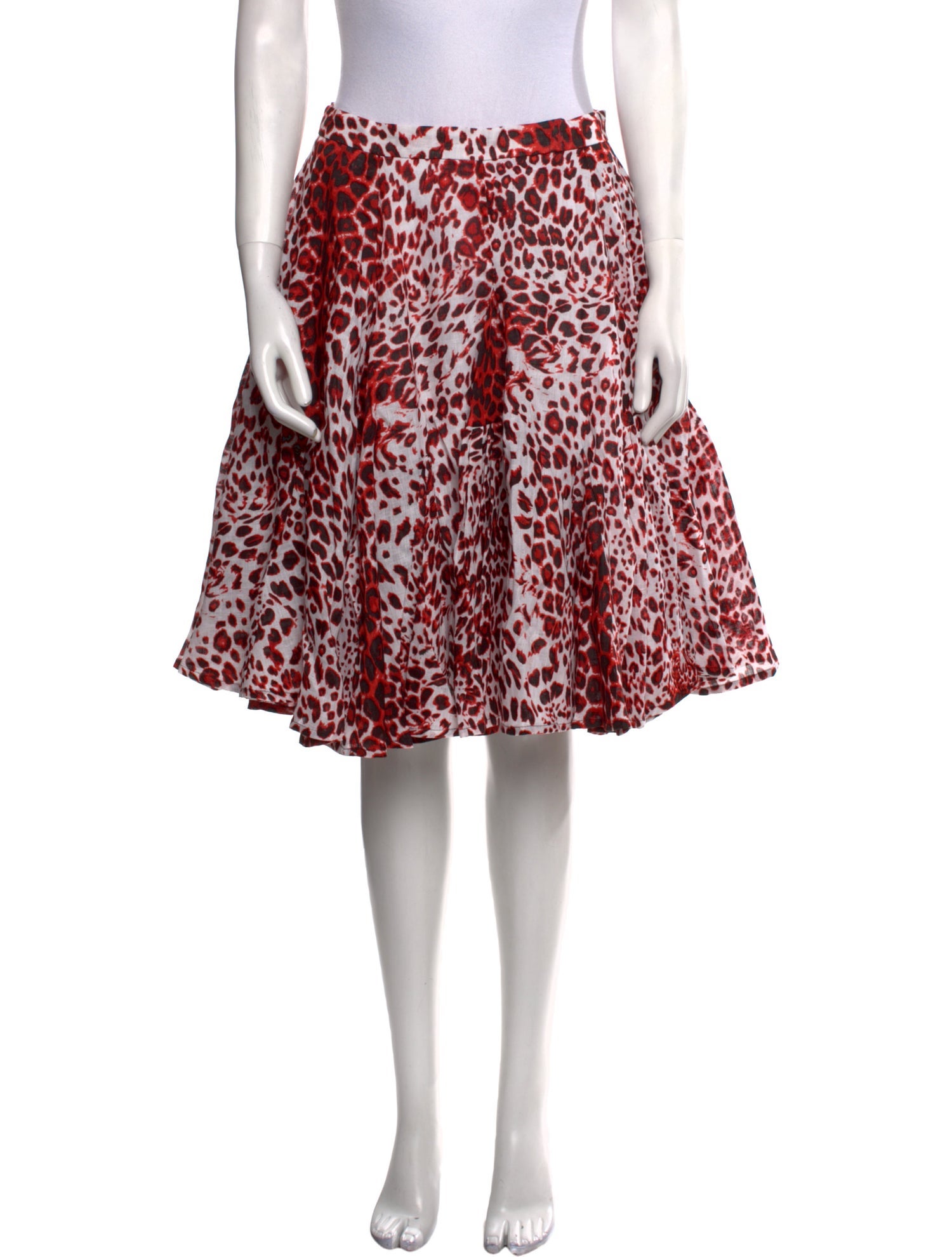 Samantha Sung Linen Knee-Length Skirt w/ Tags