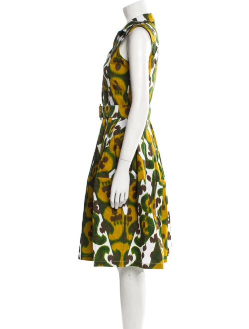 Samantha Sung Animal Print Knee-Length Dress