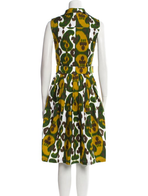 Samantha Sung Animal Print Knee-Length Dress