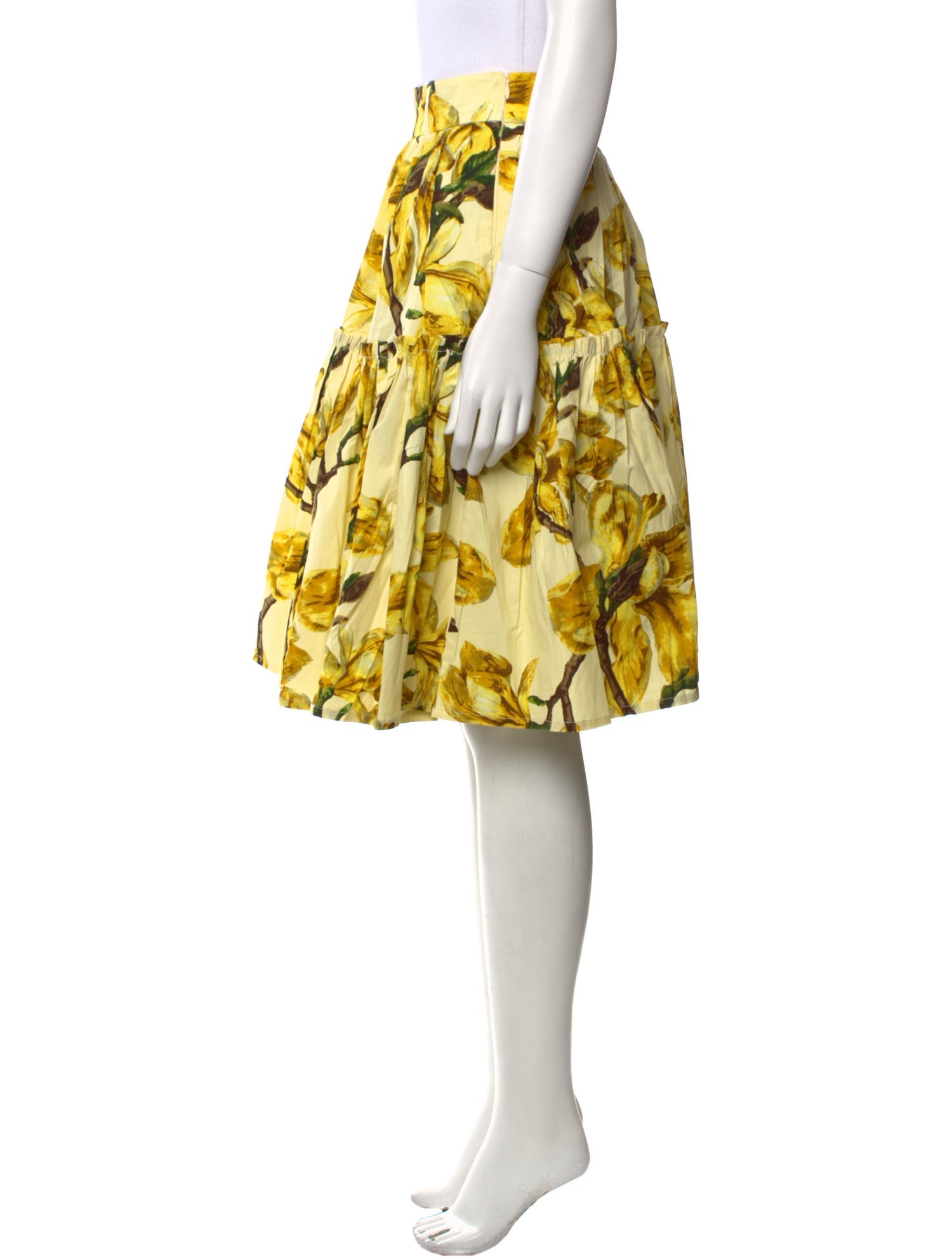 Samantha Sung Floral Print Knee-Length Skirt