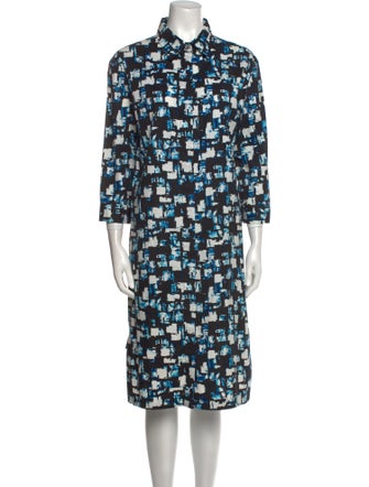 Samantha Sung Printed Midi Length Dress