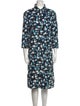 Samantha Sung Printed Midi Length Dress