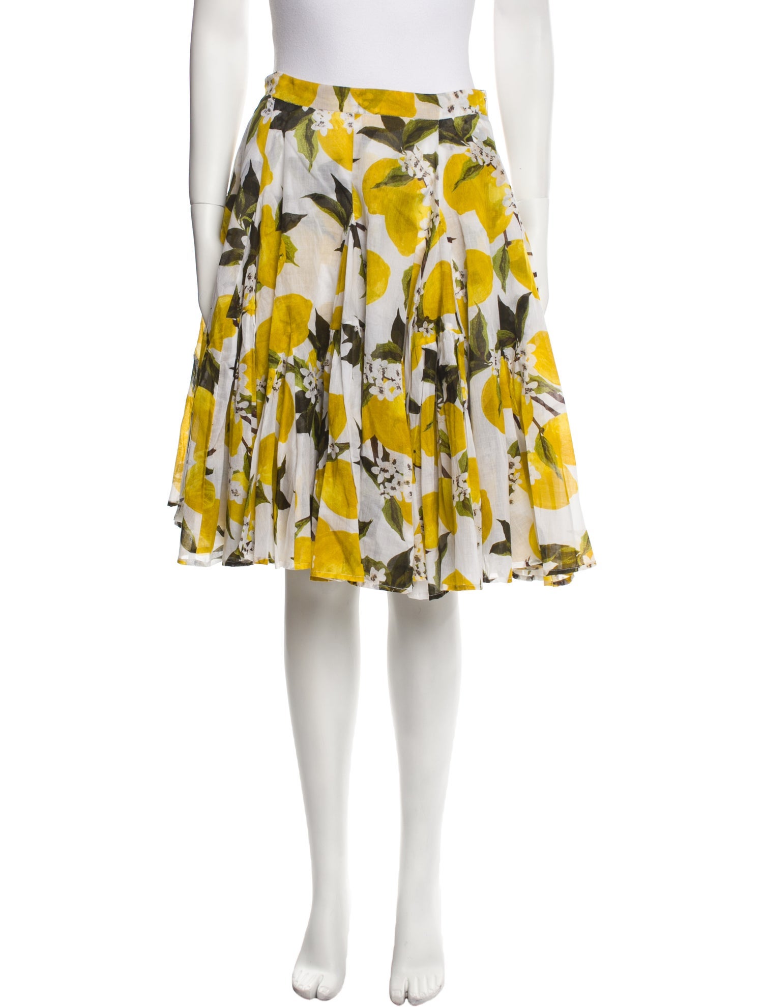 Samantha Sung Floral Print Knee-Length Skirt w/ Tags
