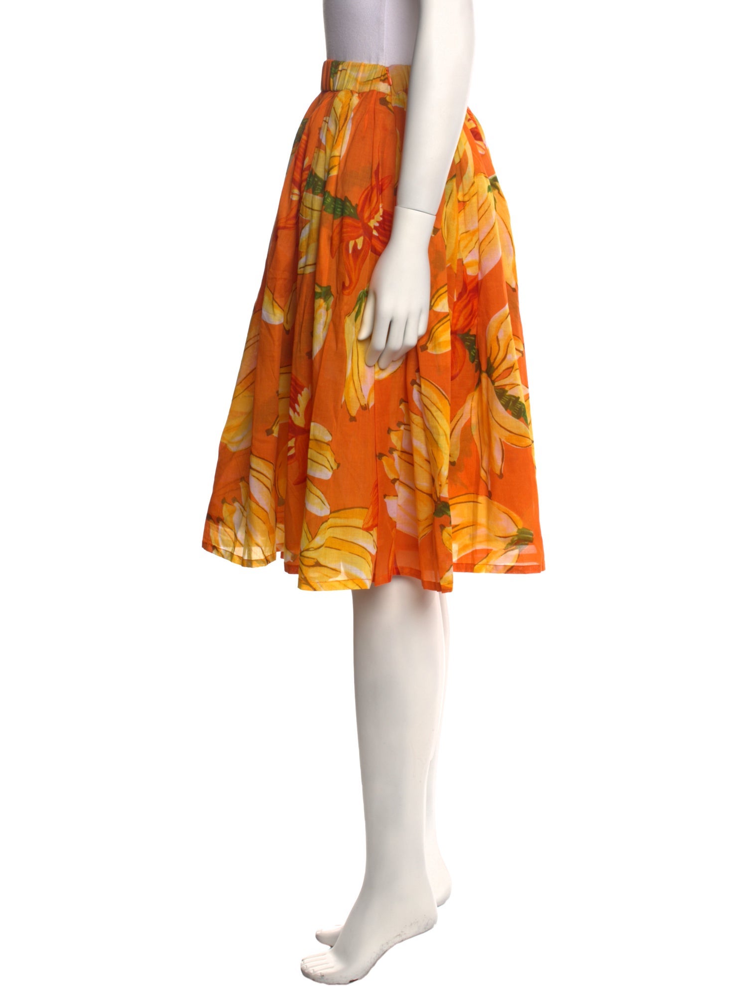 Samantha Sung Floral Print Knee-Length Skirt w/ Tags