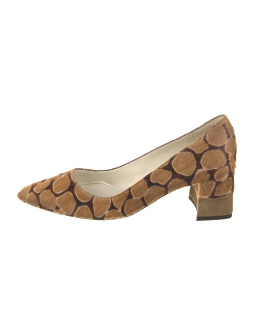 Samantha Sung Ponyhair Printed Pumps