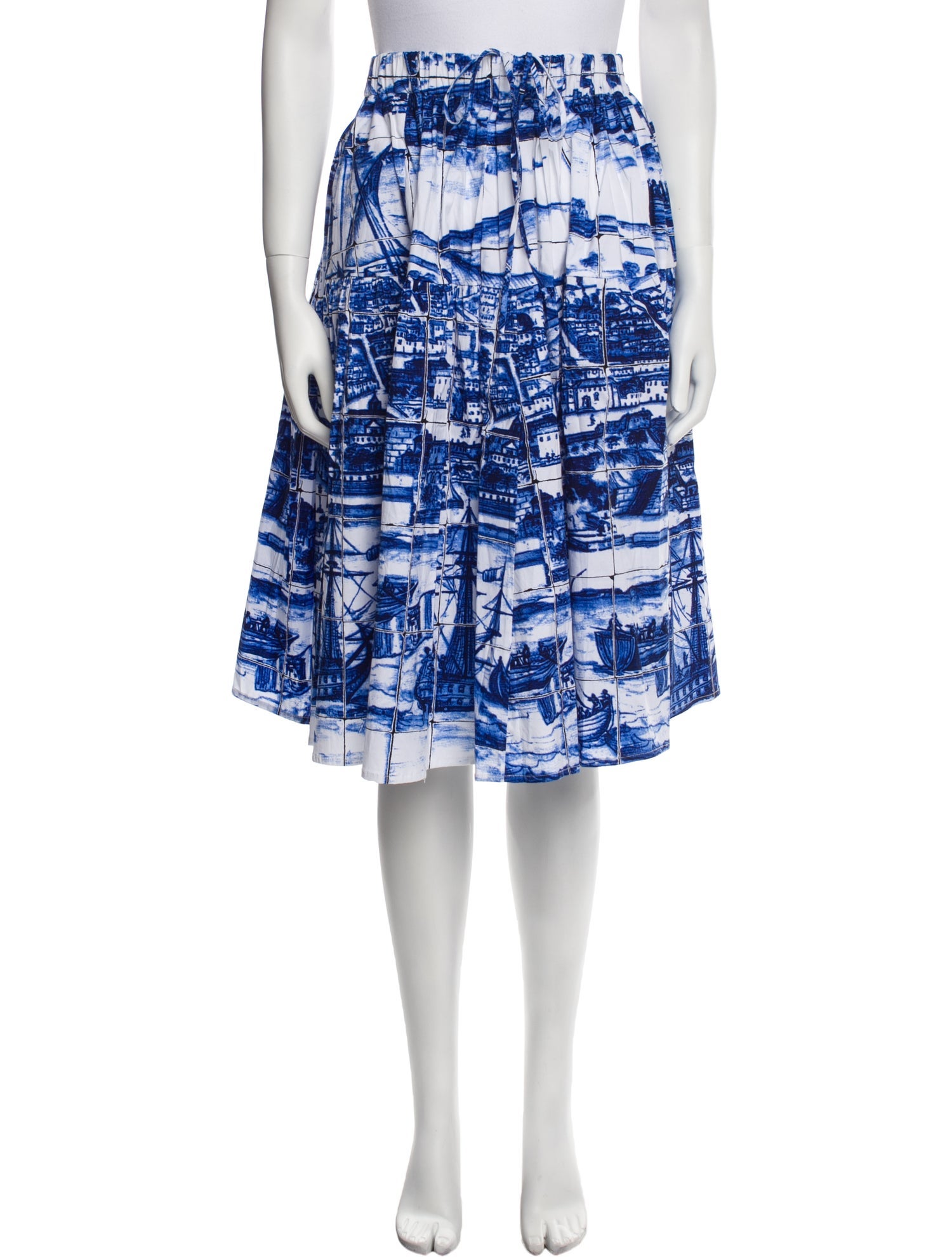 Samantha Sung Printed Knee-Length Skirt w/ Tags