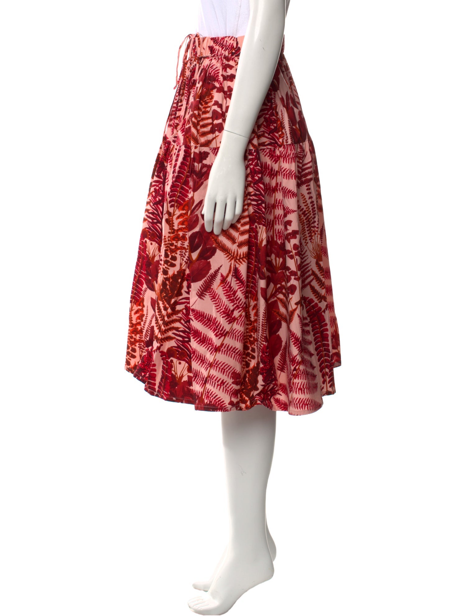 Samantha Sung Floral Print Knee-Length Skirt w/ Tags