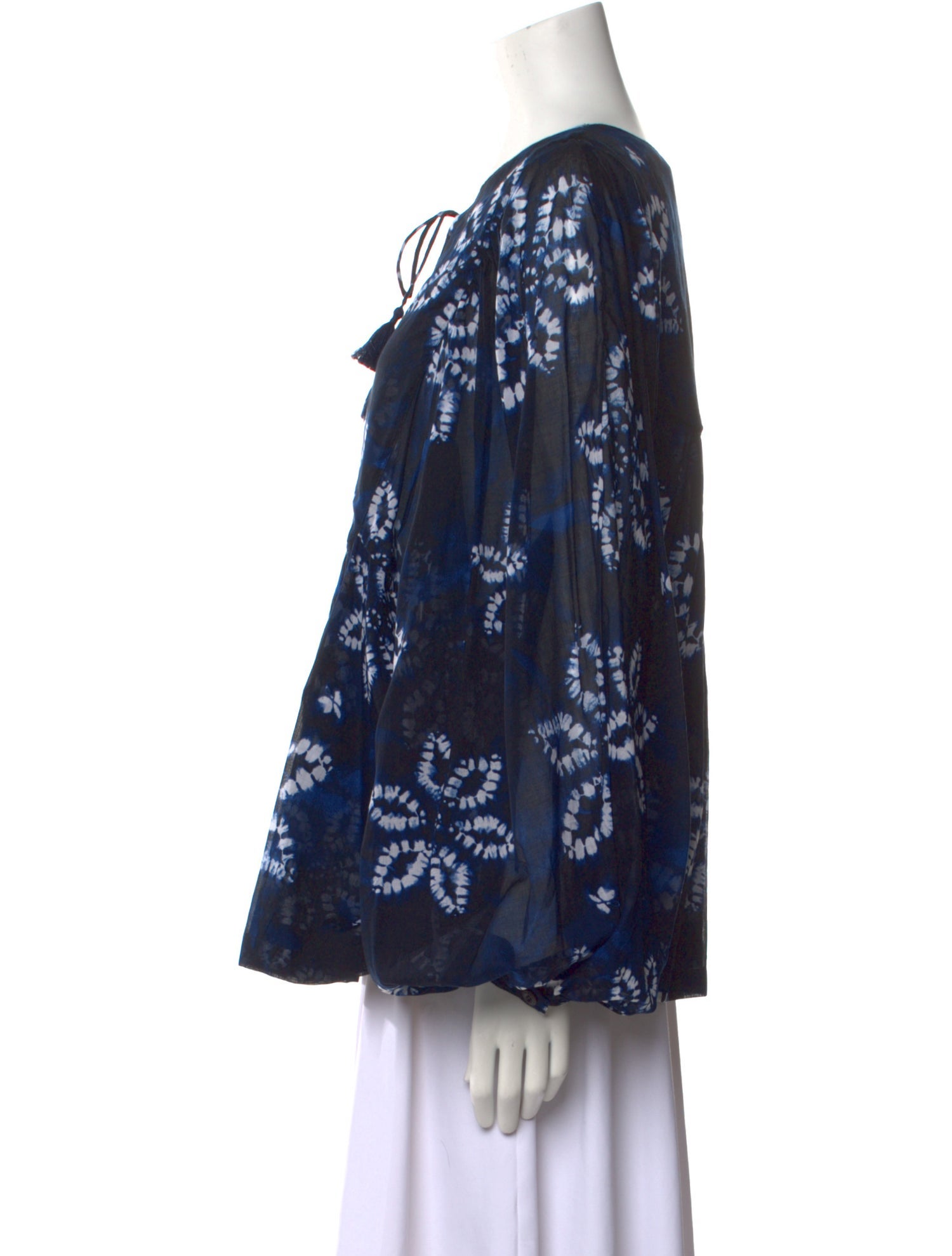 Samantha Sung Floral Print Crew Neck Blouse w/ Tags