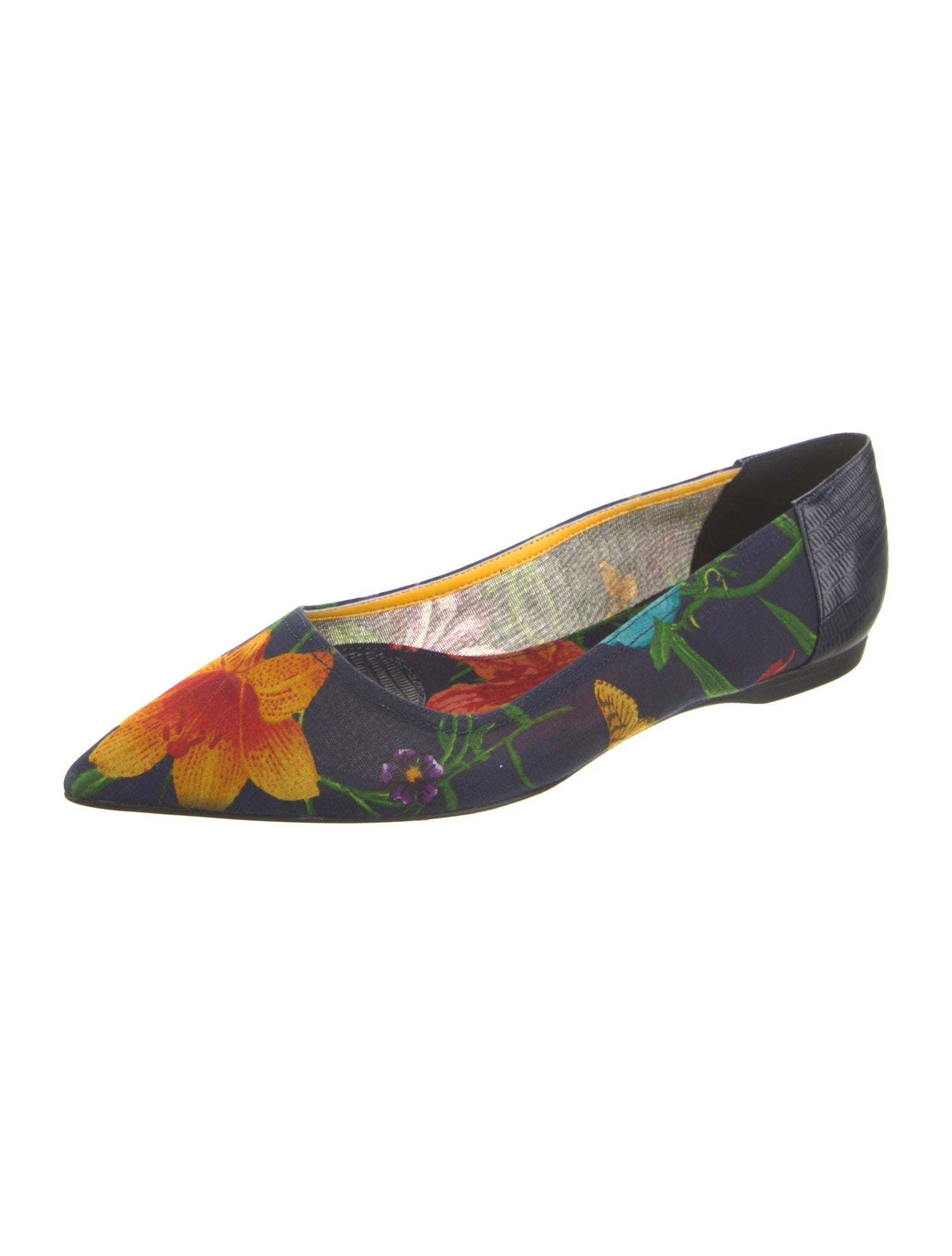 Samantha Sung Floral Print Flats