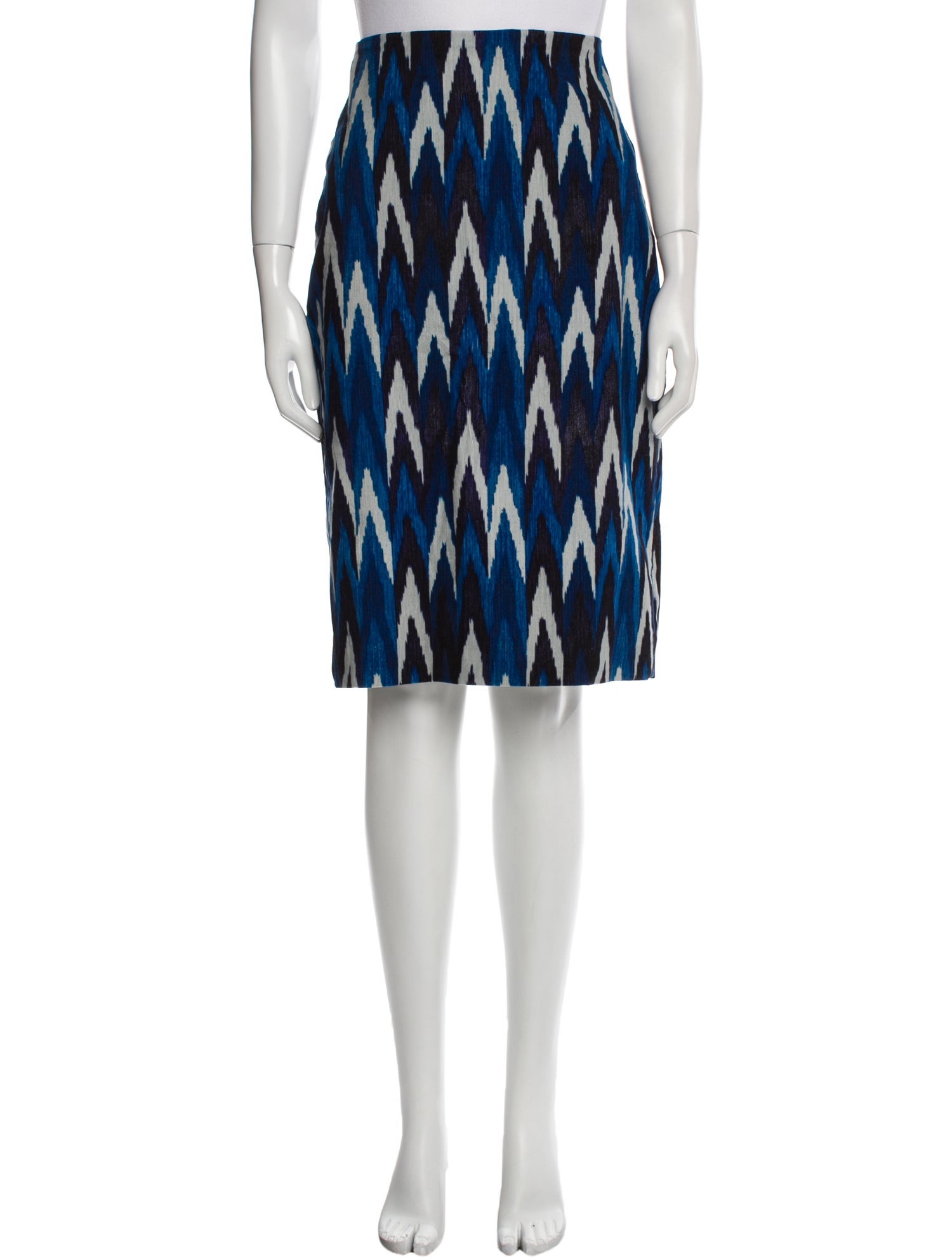 Samantha Sung Wool Knee-Length Skirt