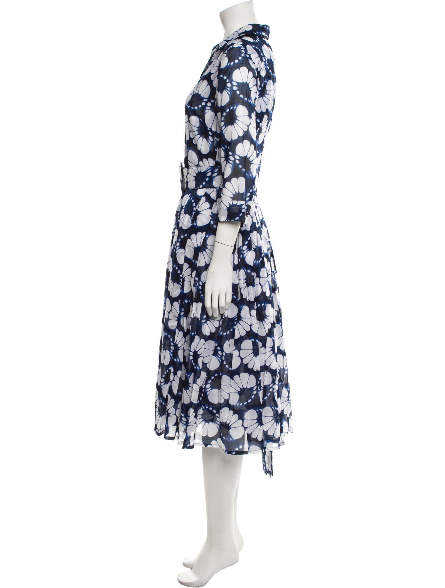 Samantha Sung Floral Print Knee-Length Dress