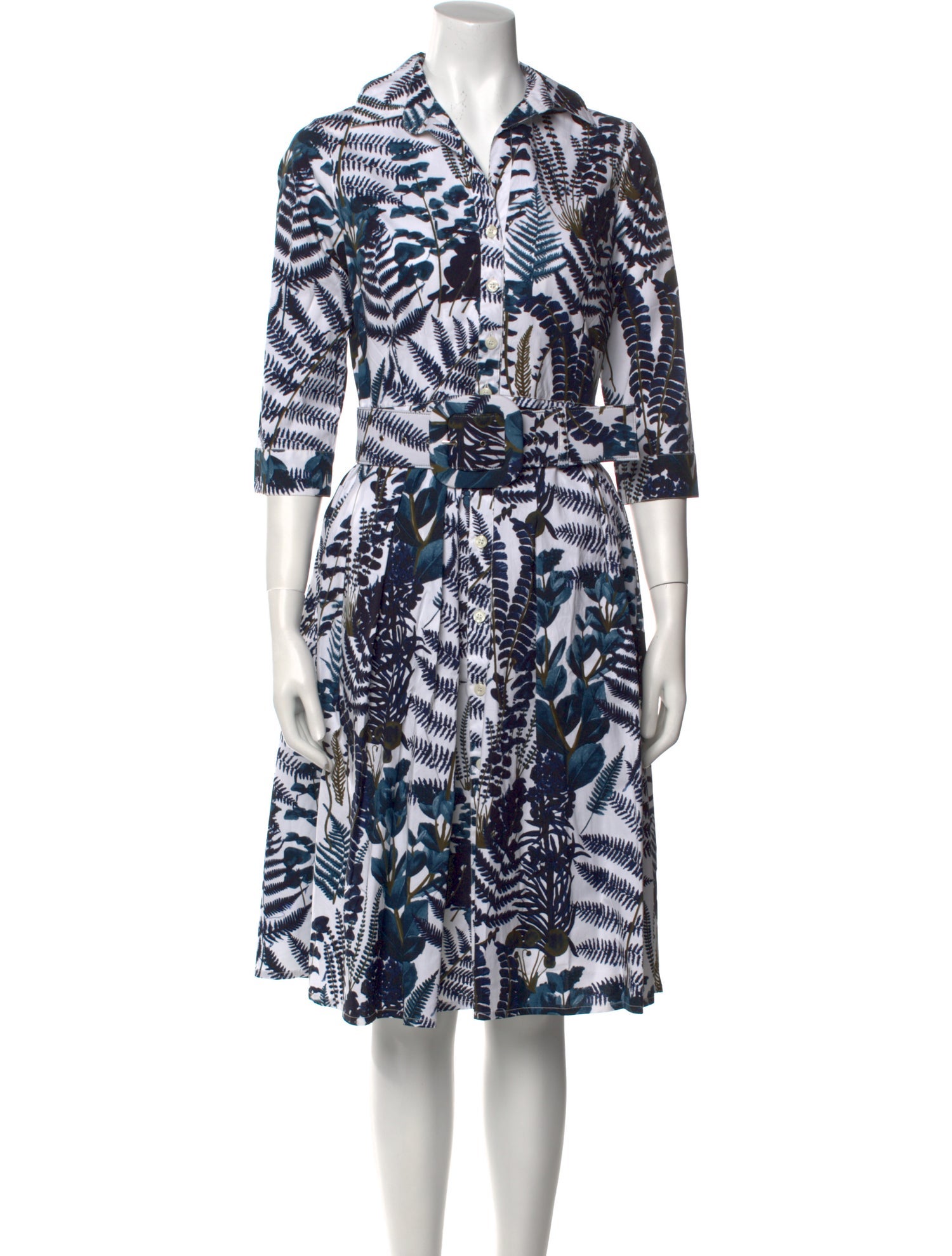 Samantha Sung Printed Midi Length Dress