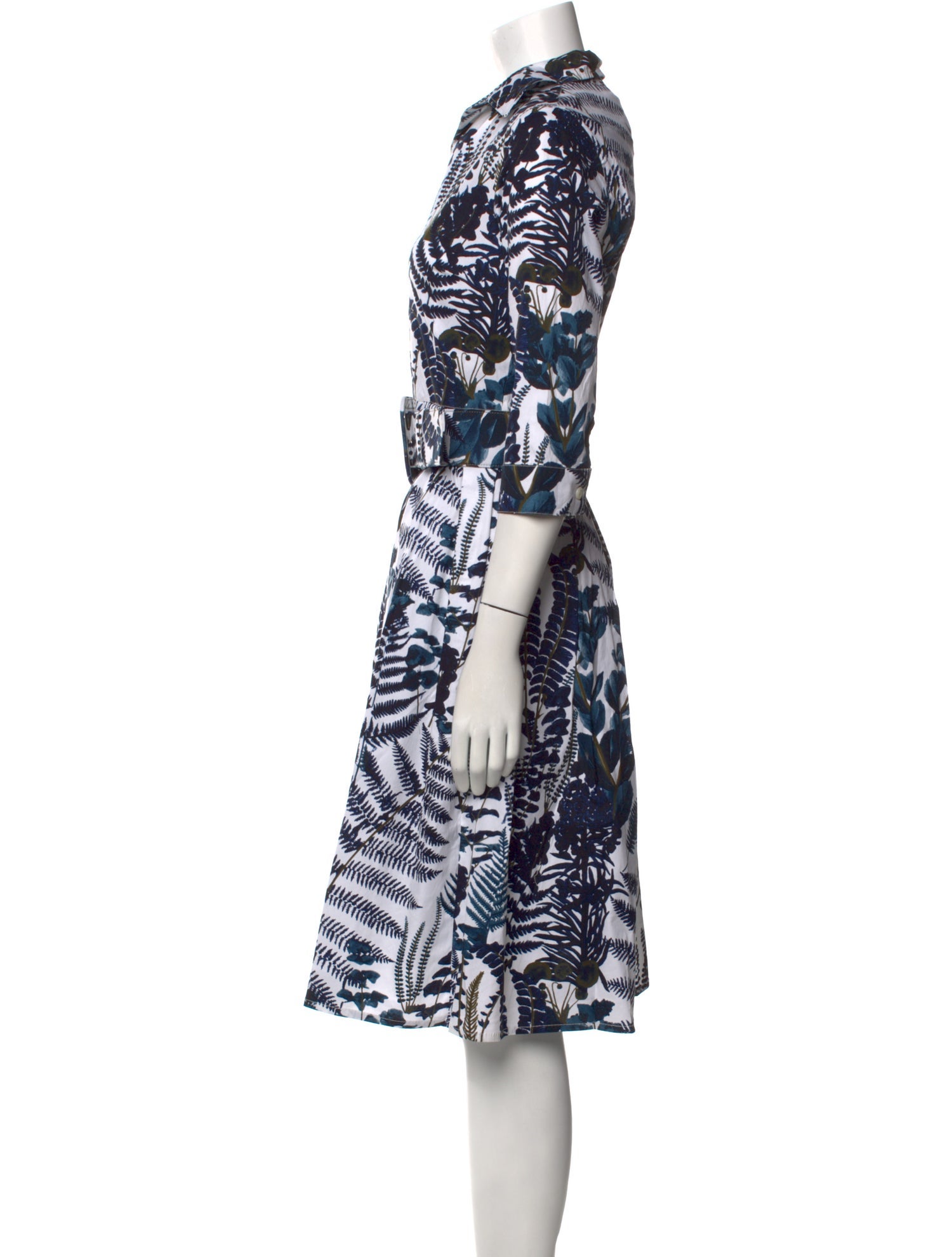 Samantha Sung Printed Midi Length Dress