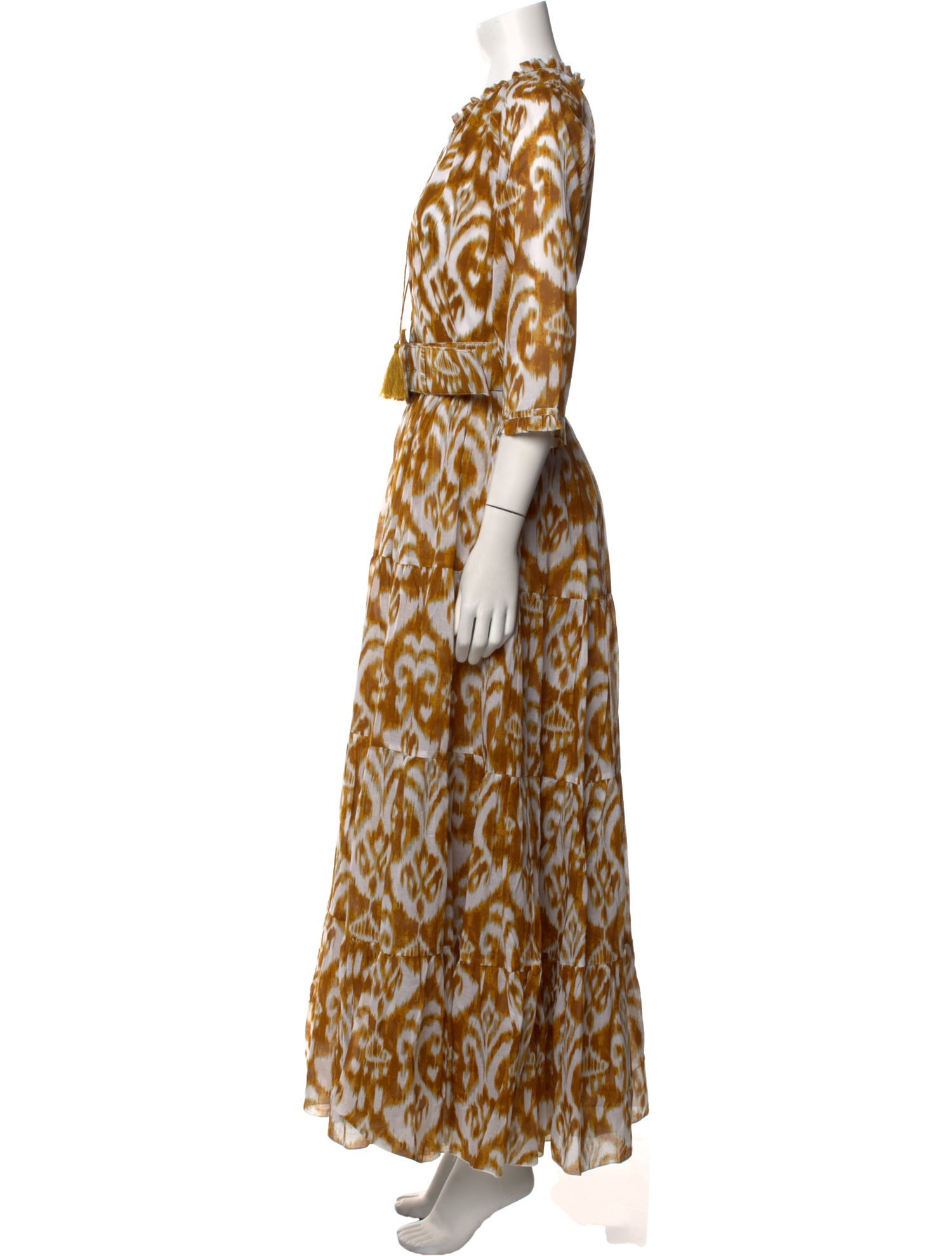 Samantha Sung Animal Print Long Dress