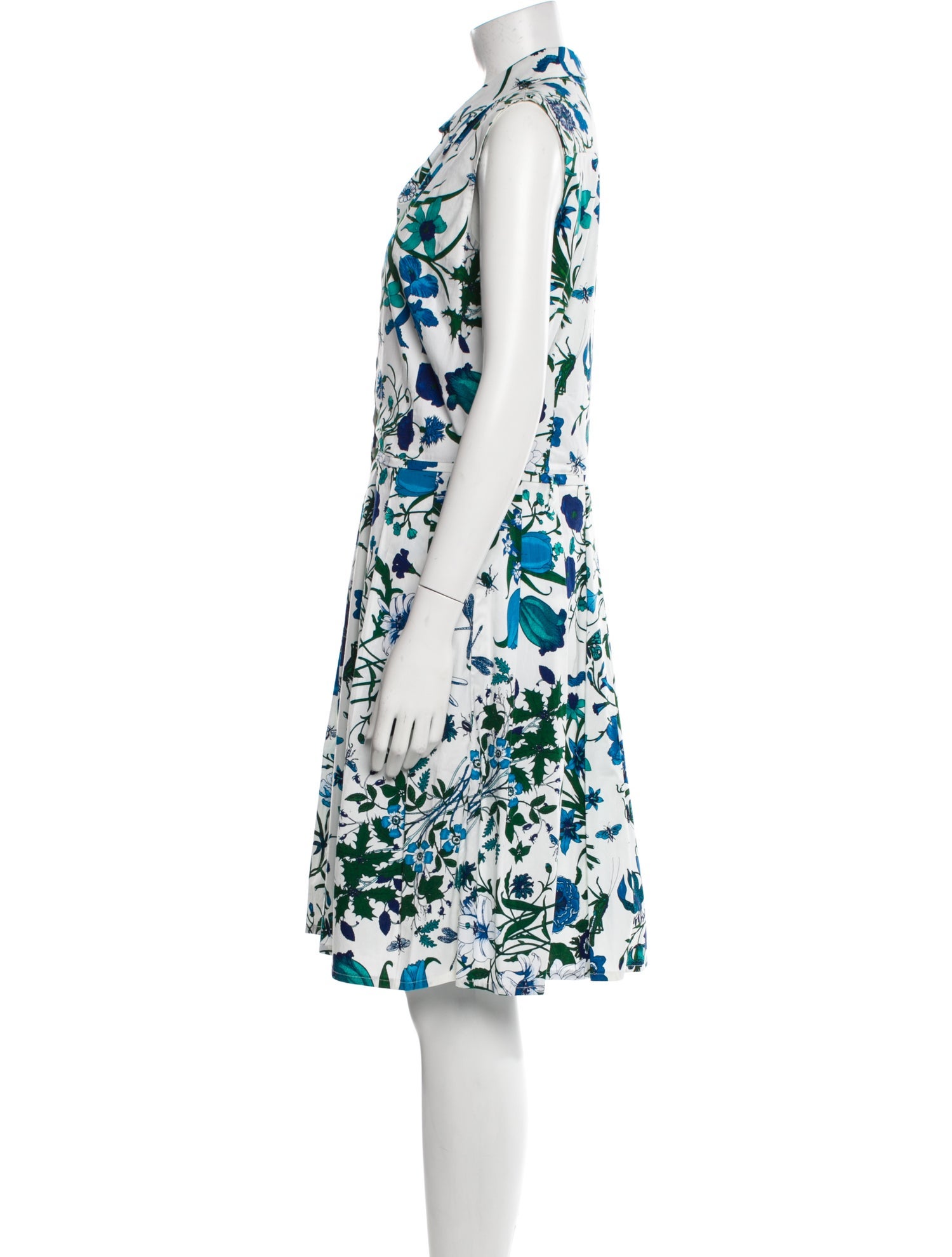 Samantha Sung Floral Print Knee-Length Dress