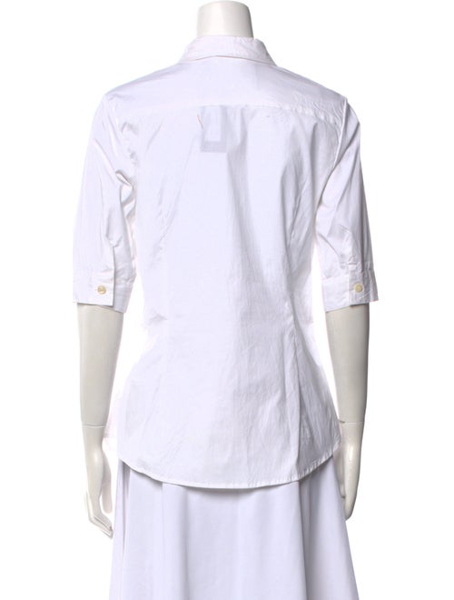 Samantha Sung Three-Quarter Sleeve Button-Up Top