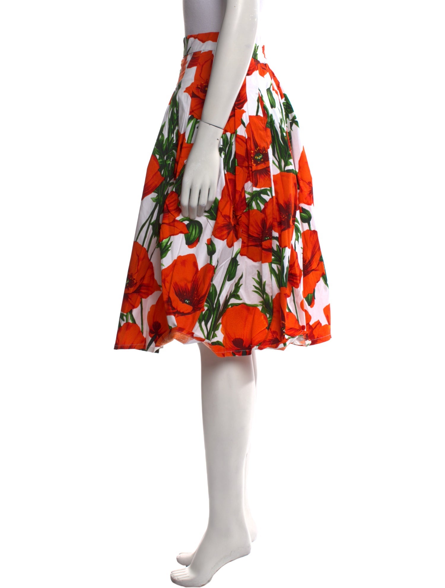 Samantha Sung Floral Print Knee-Length Skirt