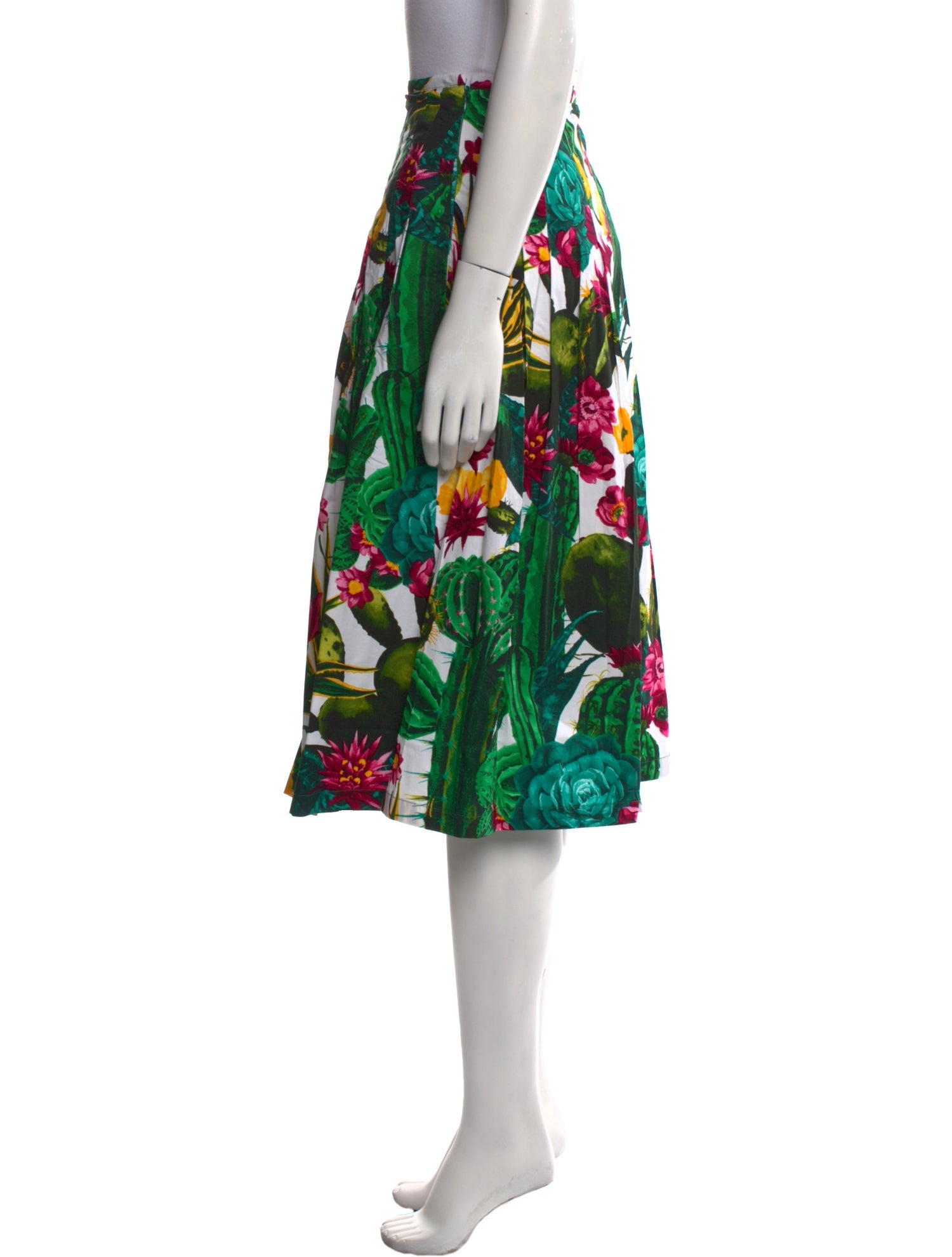 Samantha Sung Floral Print Knee-Length Skirt