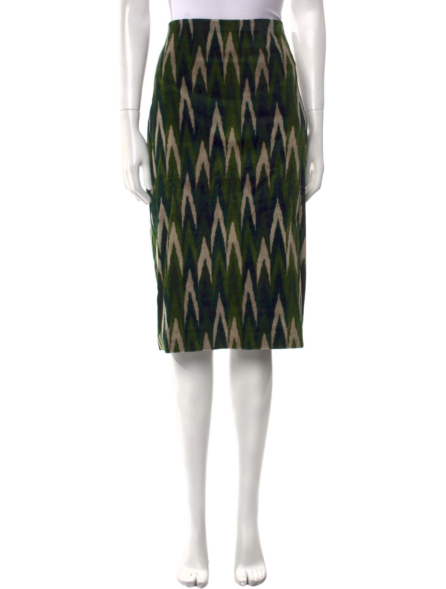 Samantha Sung Wool Knee-Length Skirt