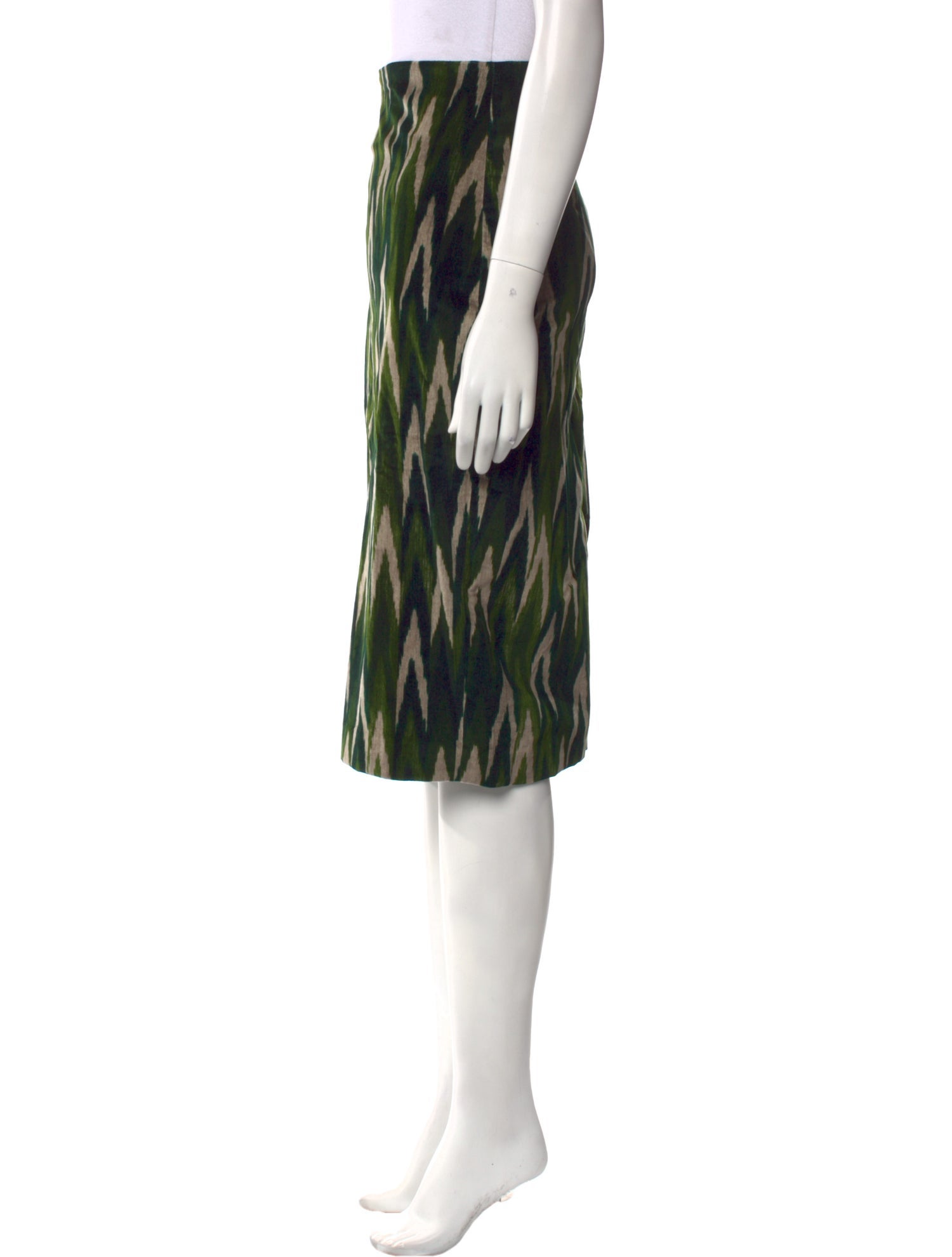 Samantha Sung Wool Knee-Length Skirt