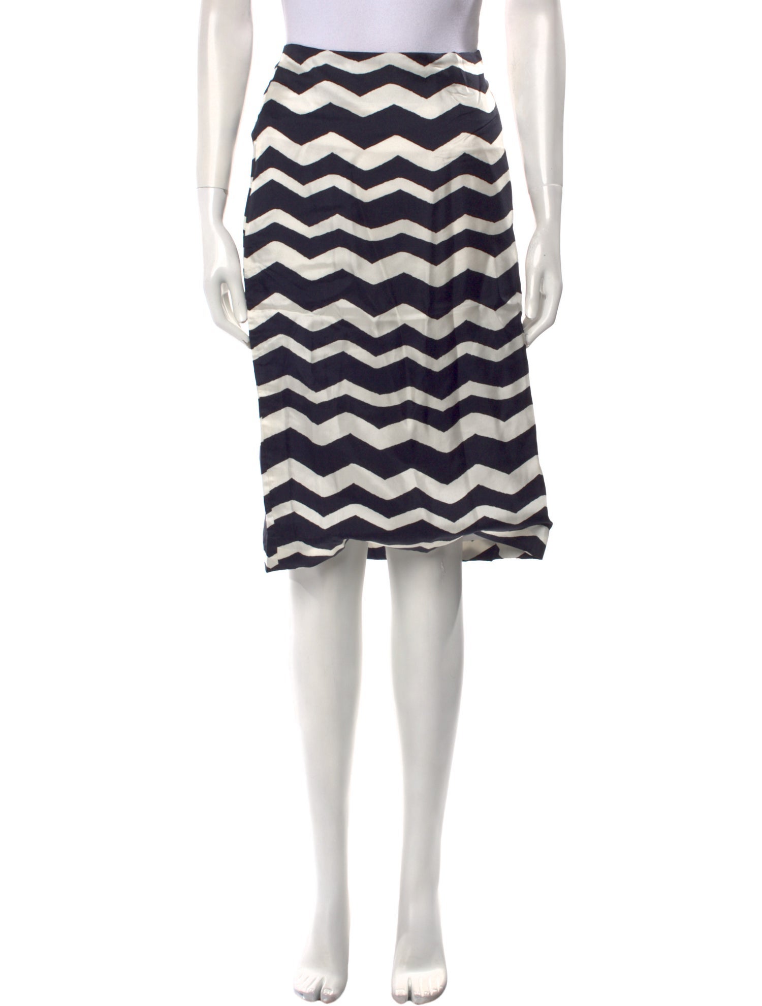 Samantha Sung Silk Knee-Length Skirt