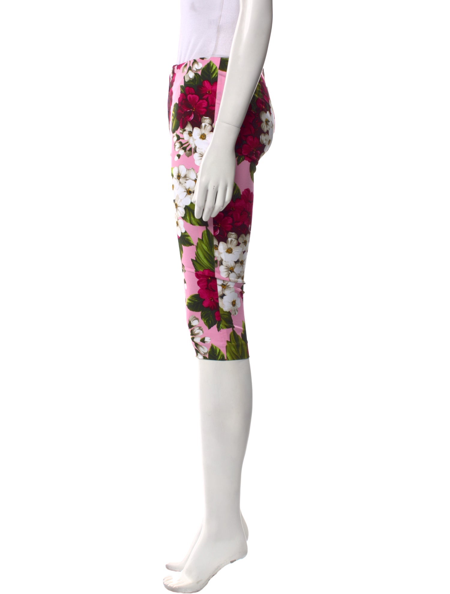 Samantha Sung Floral Print Skinny Leg Pants