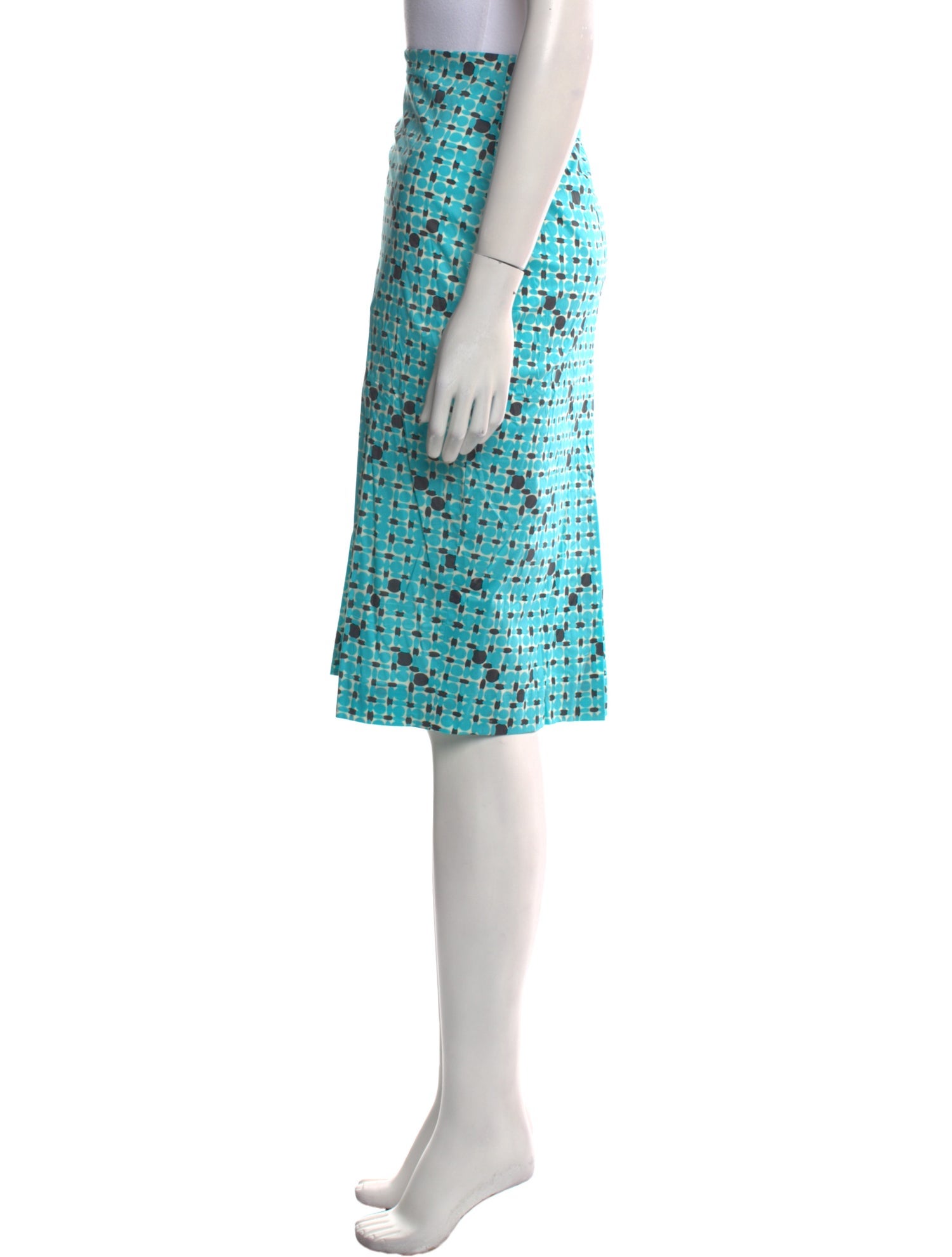 Samantha Sung Silk Knee-Length Skirt