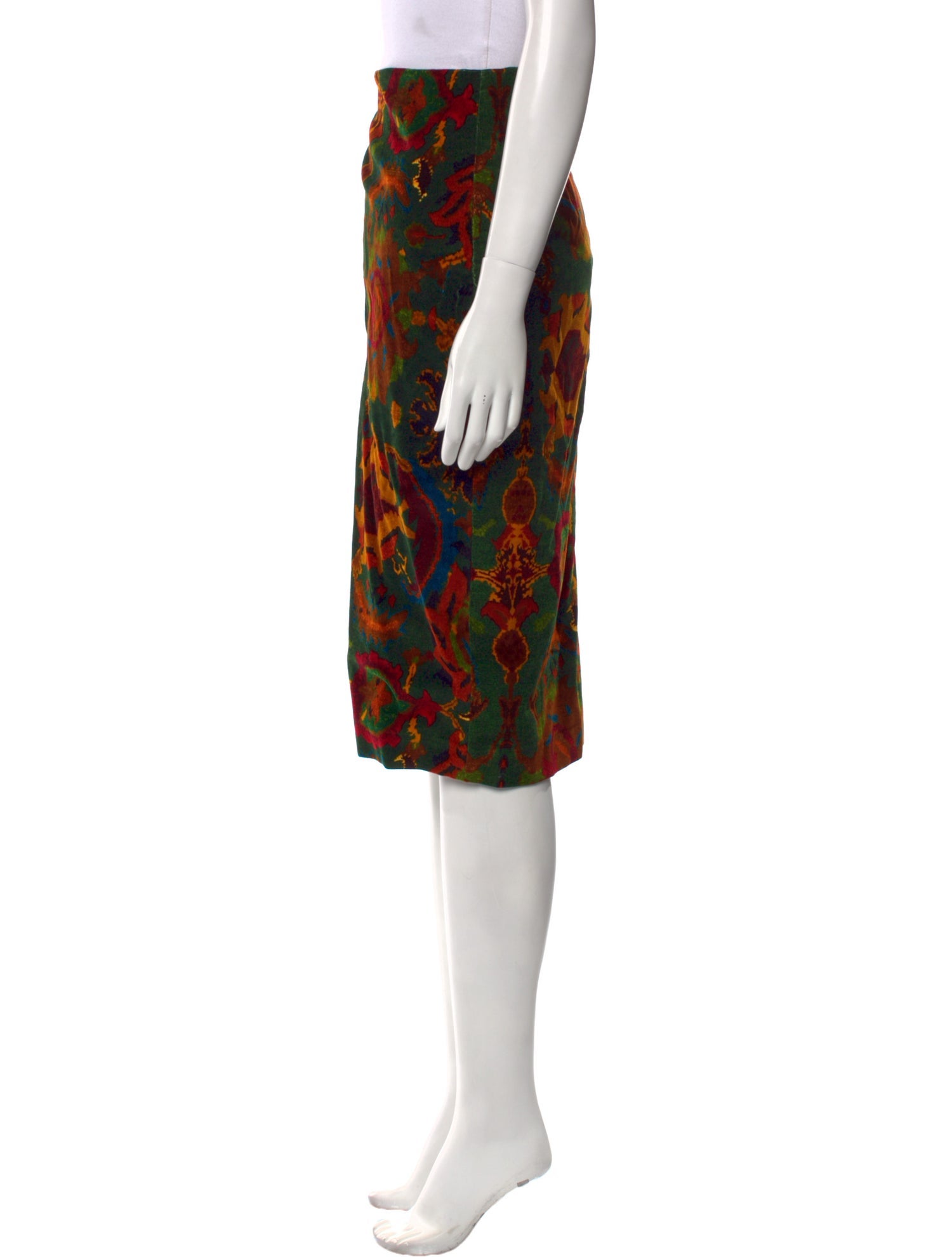 Samantha Sung Wool Knee-Length Skirt