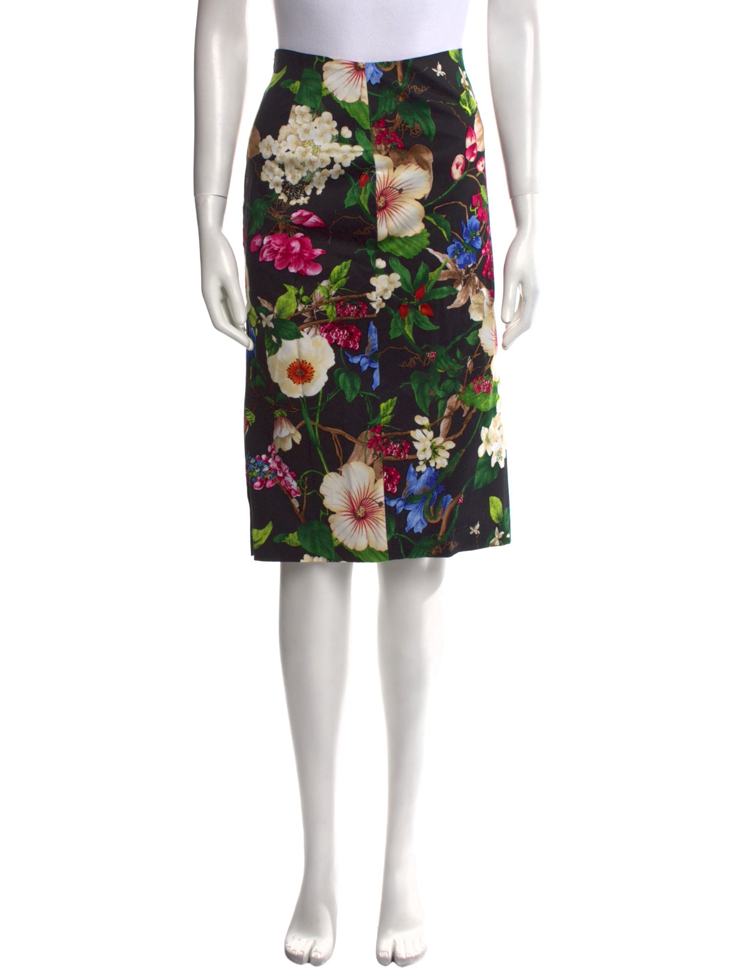 Samantha Sung Floral Print Knee-Length Skirt