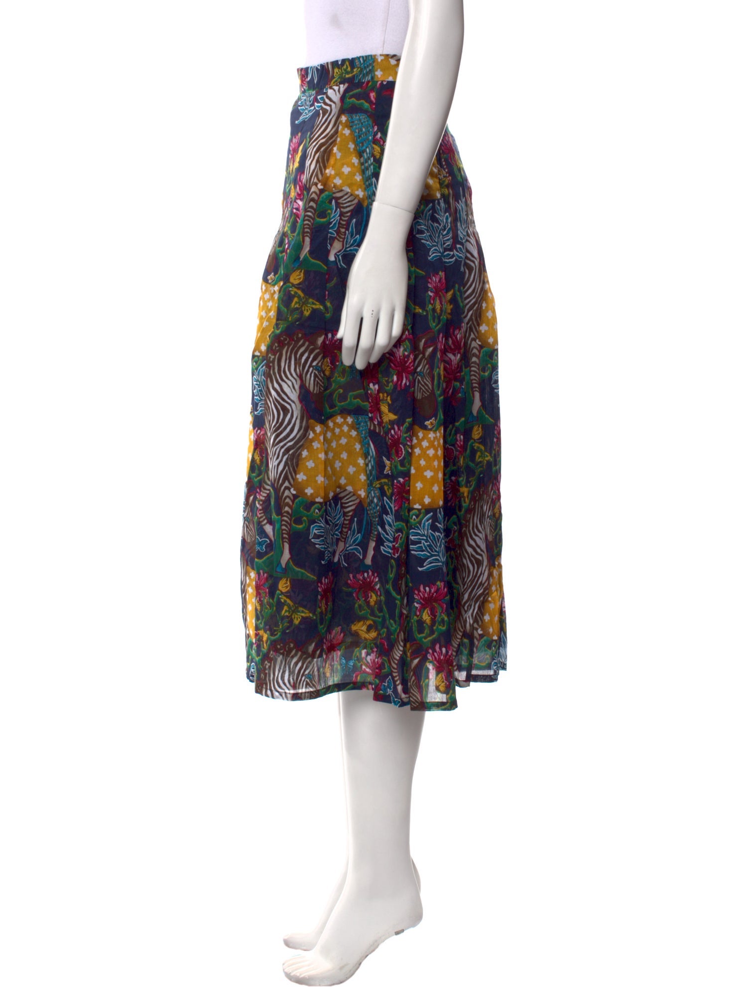 Samantha Sung Printed Midi Length Skirt