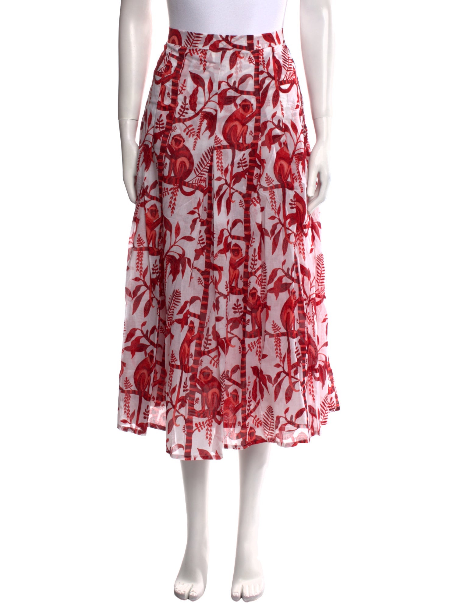 Samantha Sung Printed Midi Length Skirt