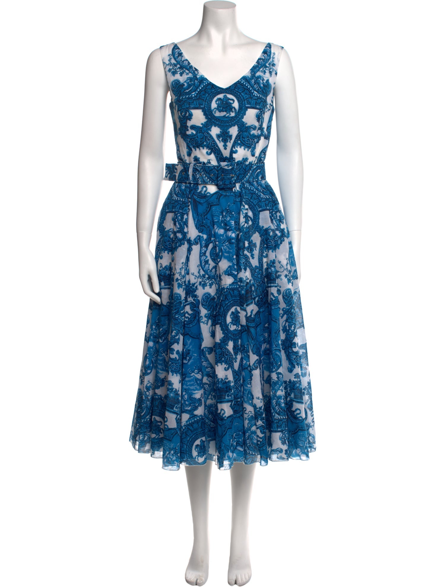 Samantha Sung Floral Print Long Dress
