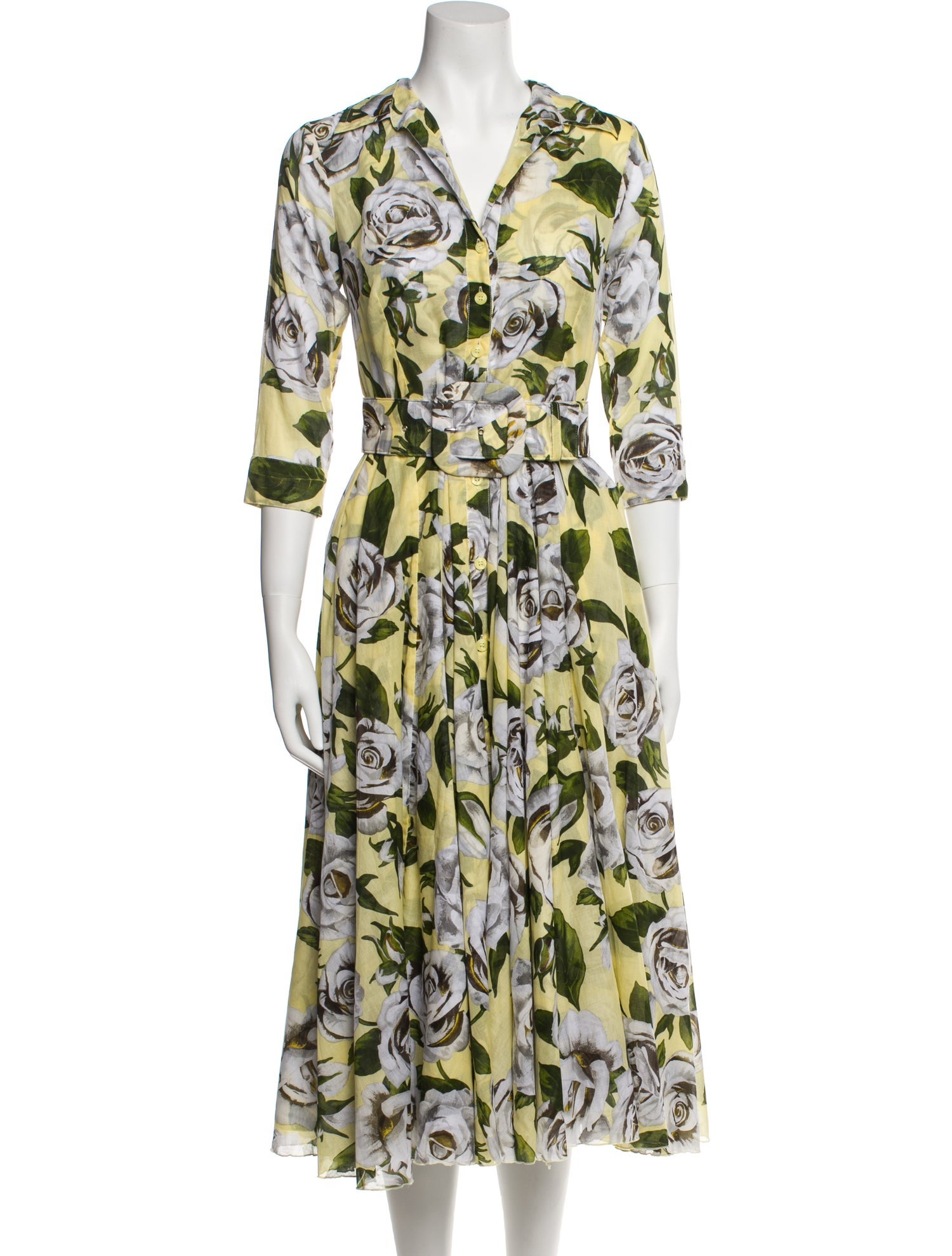 Samantha Sung Floral Print Long Dress
