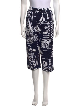 Samantha Sung Printed Straight Leg Pants