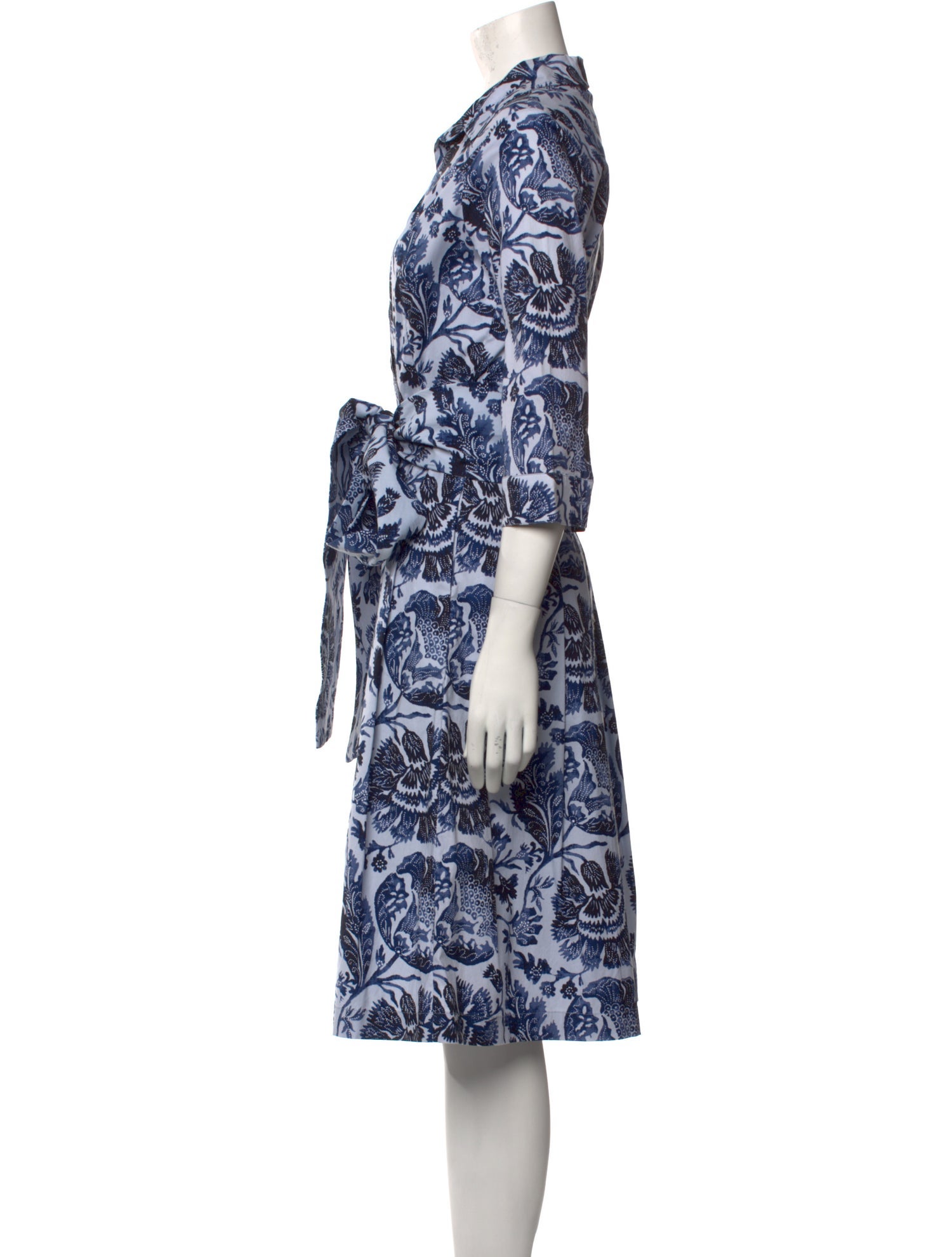 Samantha Sung Printed Knee-Length Dress