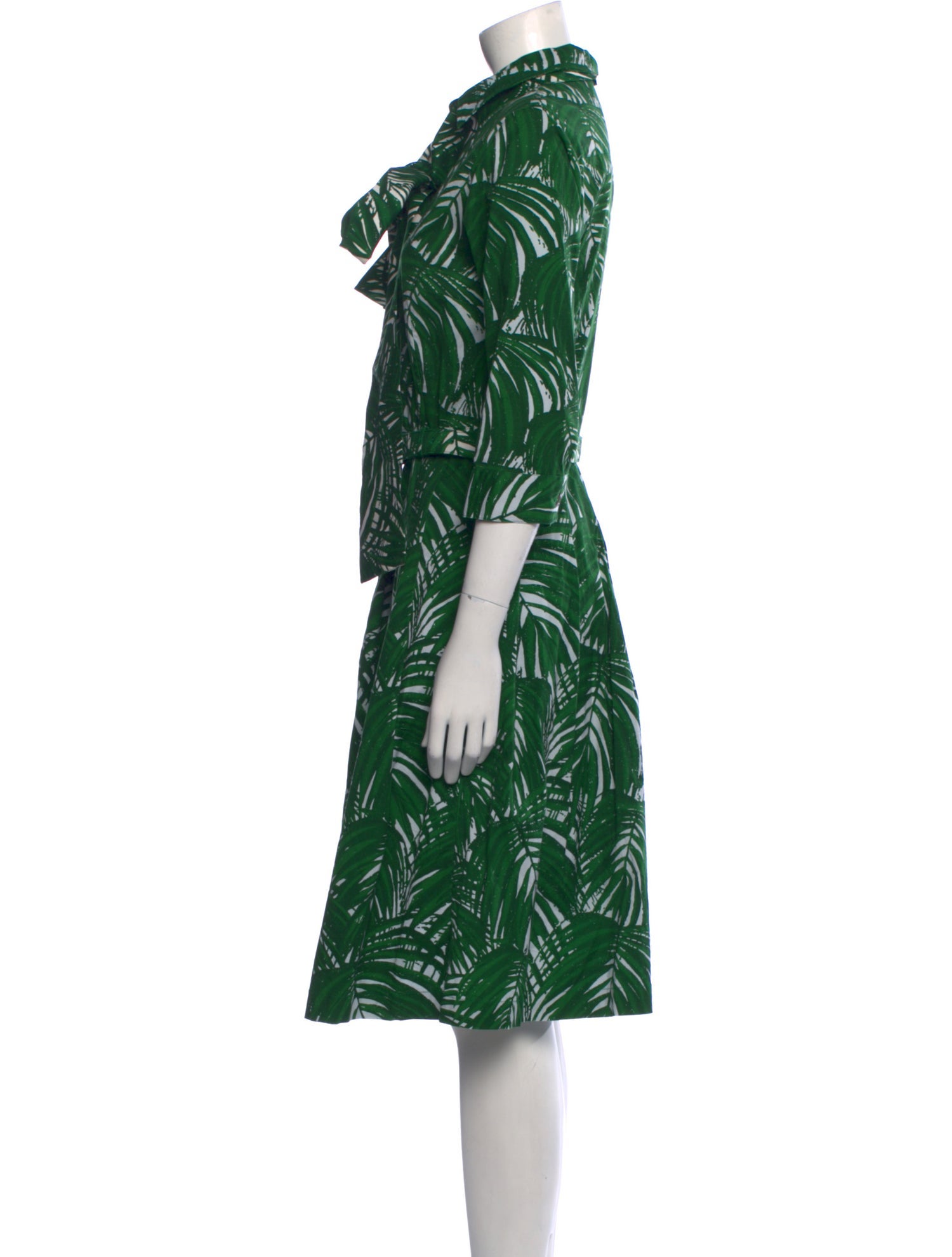 Samantha Sung Printed Midi Length Dress