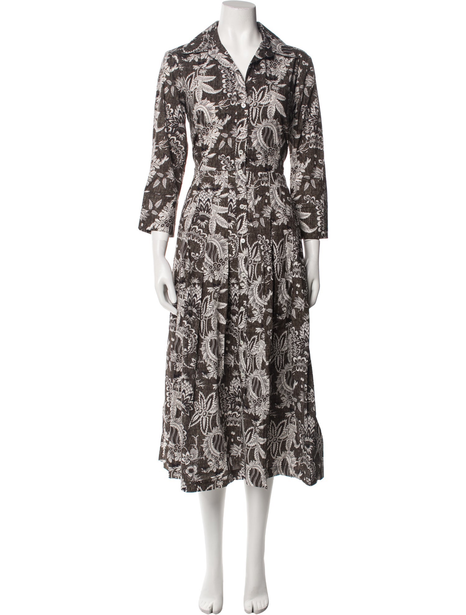 Samantha Sung Floral Print Long Dress