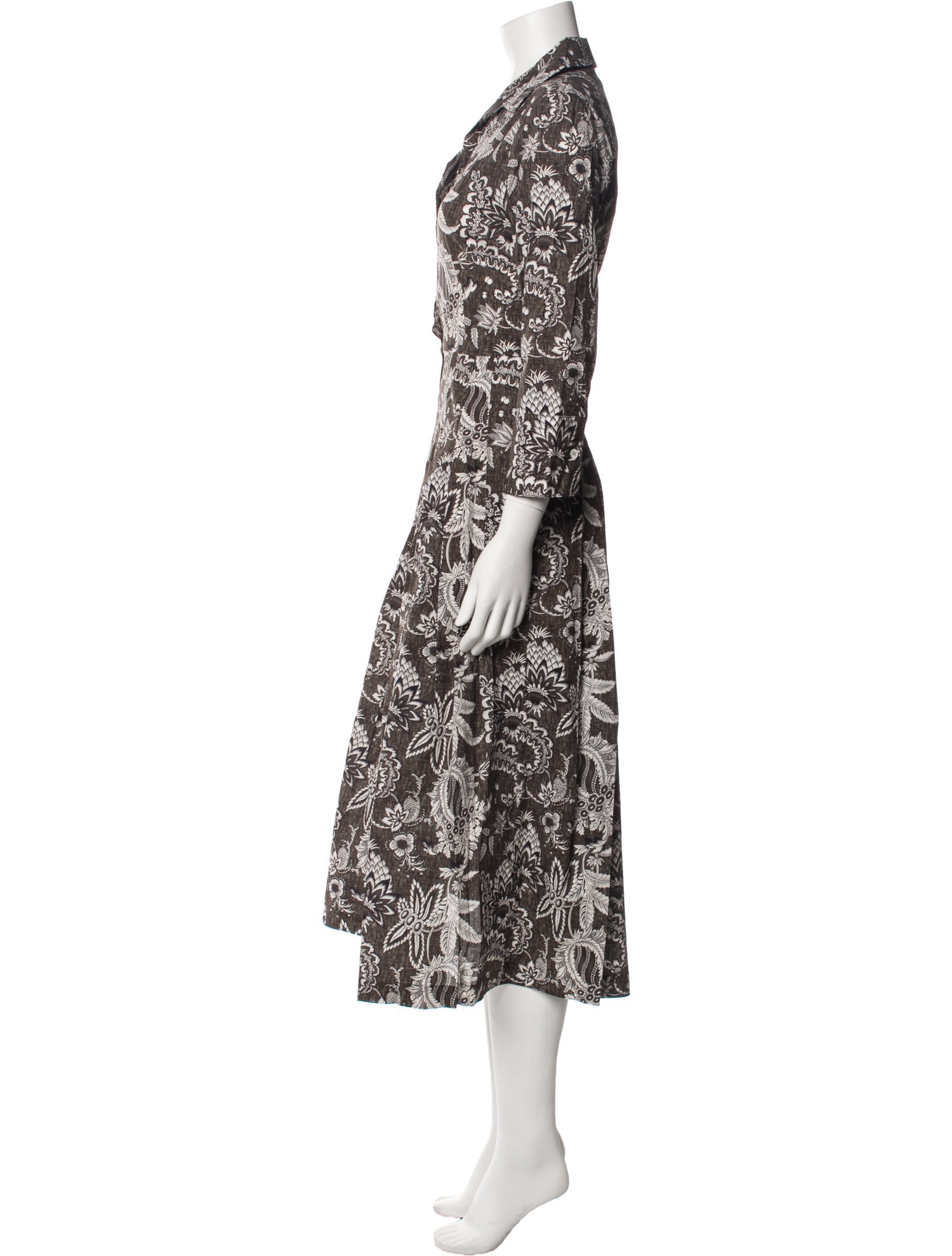 Samantha Sung Floral Print Long Dress