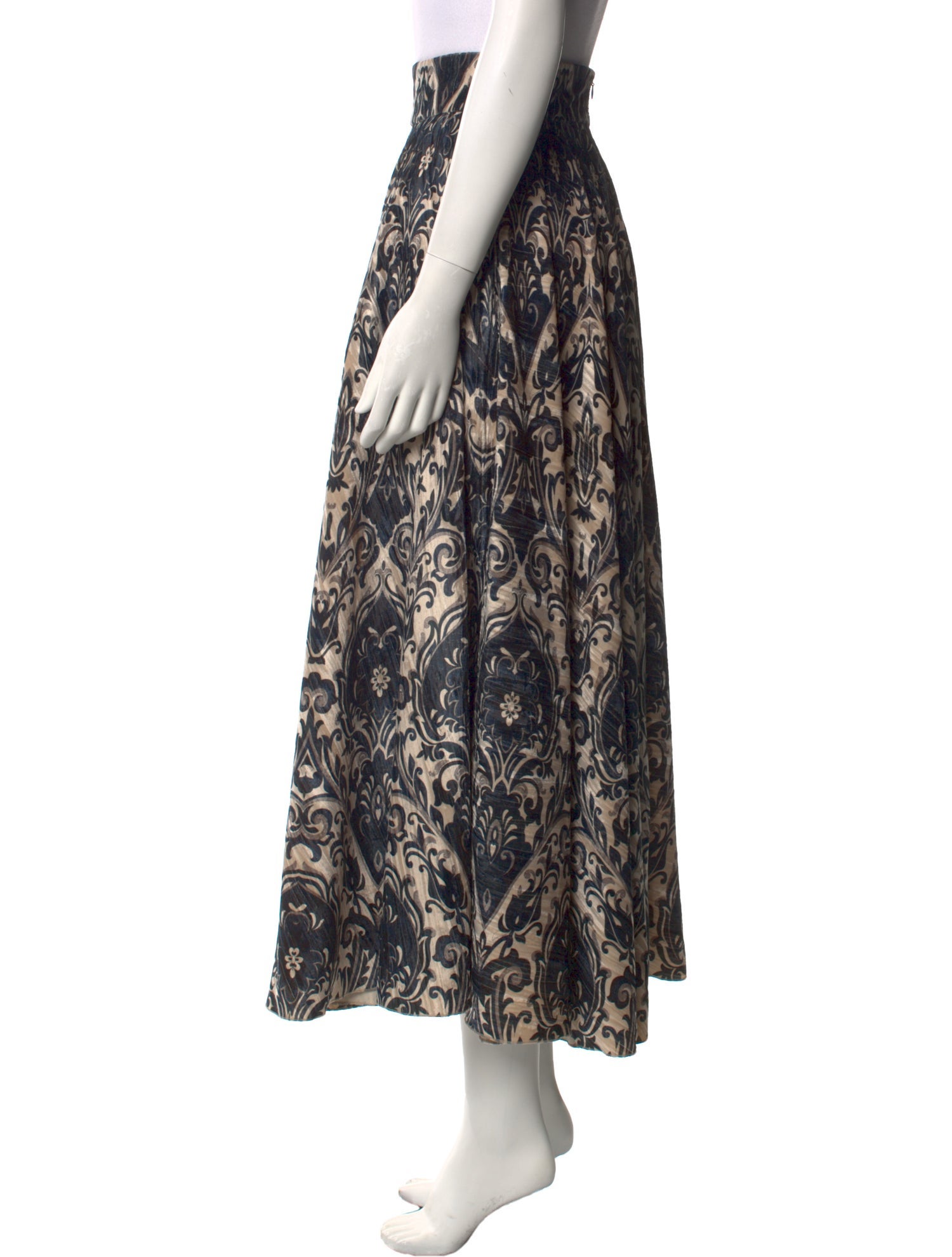 Samantha Sung Printed Midi Length Skirt