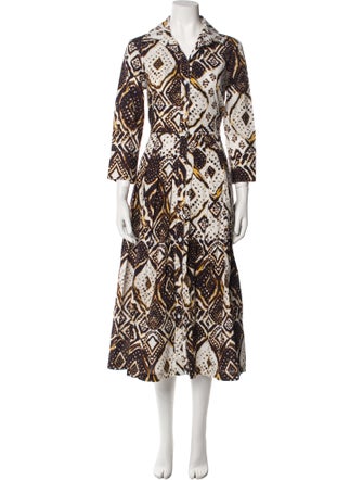 Samantha Sung Printed Long Dress