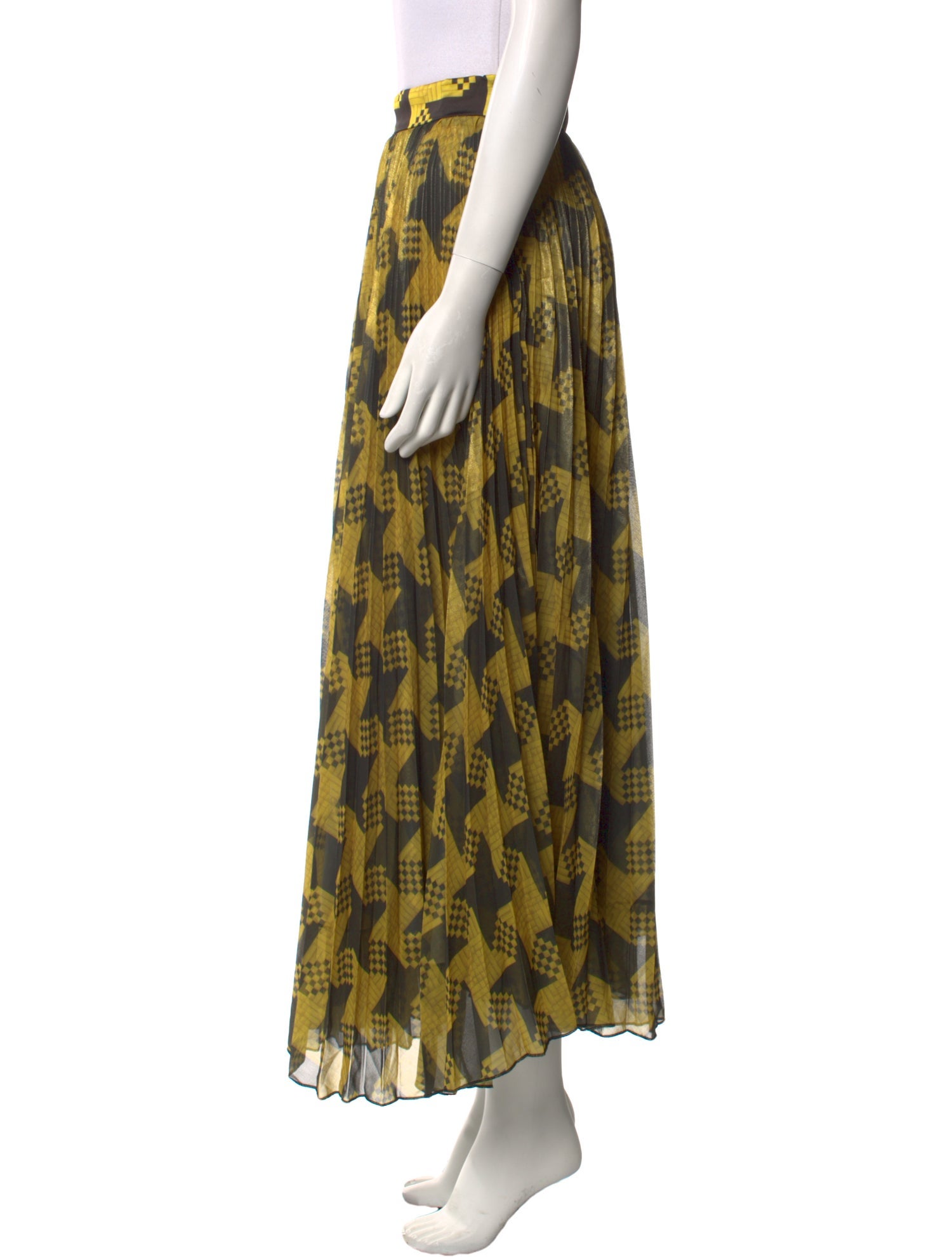 Samantha Sung Lace Pattern Long Skirt