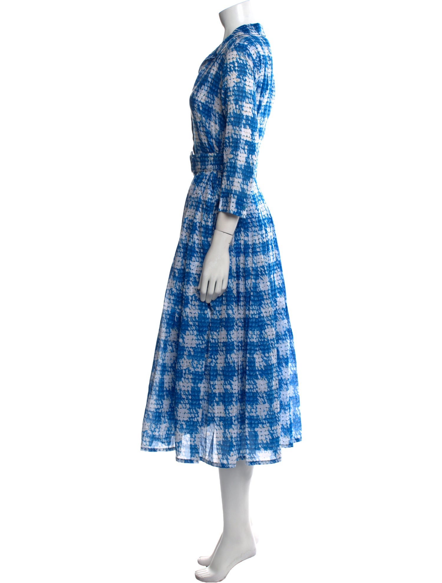 Samantha Sung Houndstooth Print Midi Length Dress w/ Tags