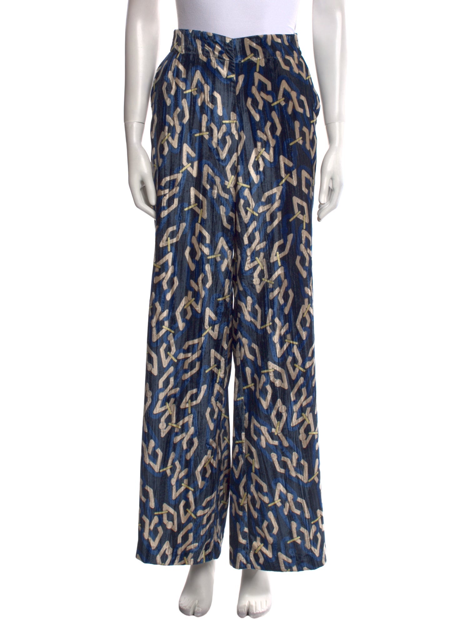 Samantha Sung Printed Wide Leg Pants