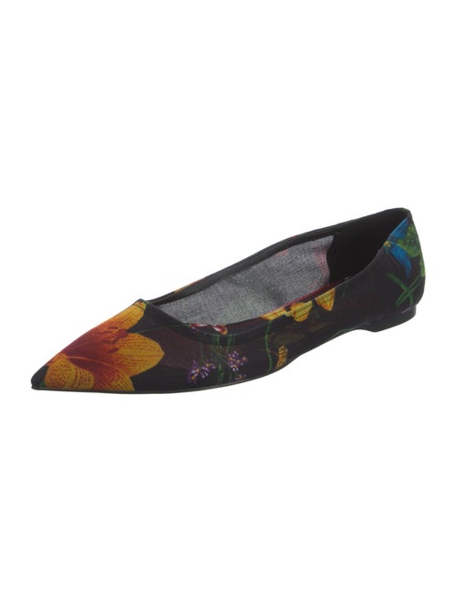 Samantha Sung Mesh Floral Print Ballet Flats