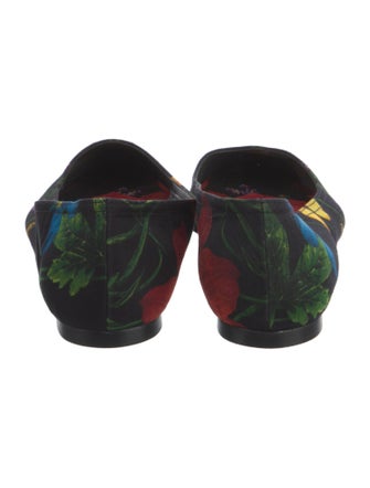 Samantha Sung Mesh Floral Print Ballet Flats