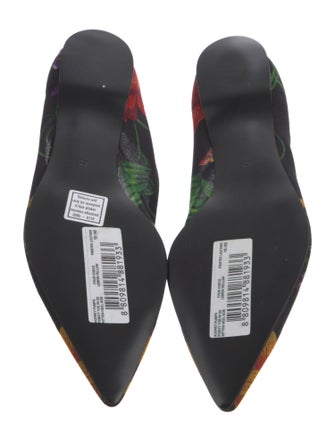 Samantha Sung Mesh Floral Print Ballet Flats