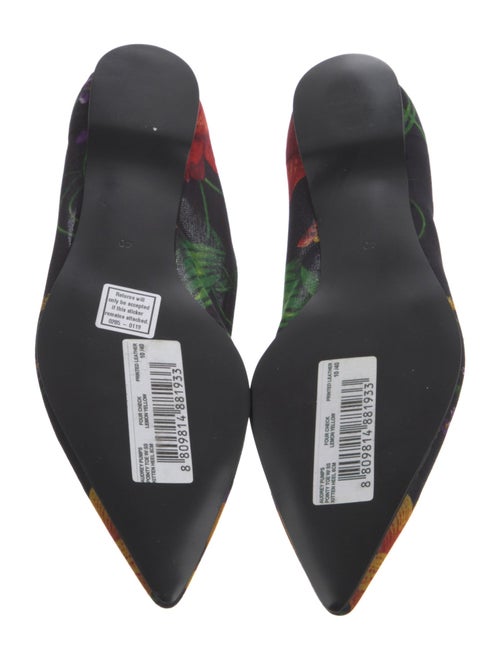 Samantha Sung Mesh Floral Print Ballet Flats