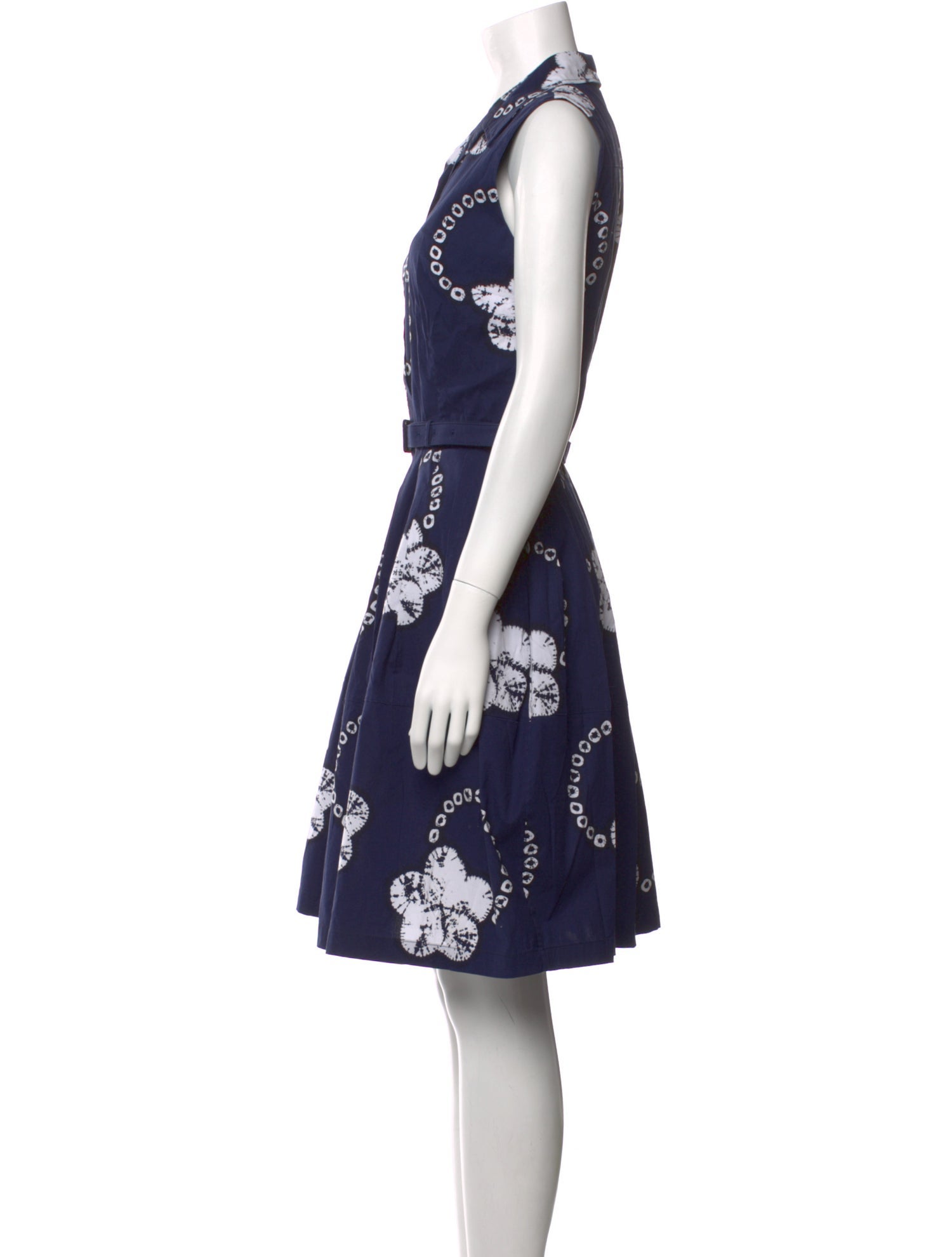 Samantha Sung Floral Print Knee-Length Dress