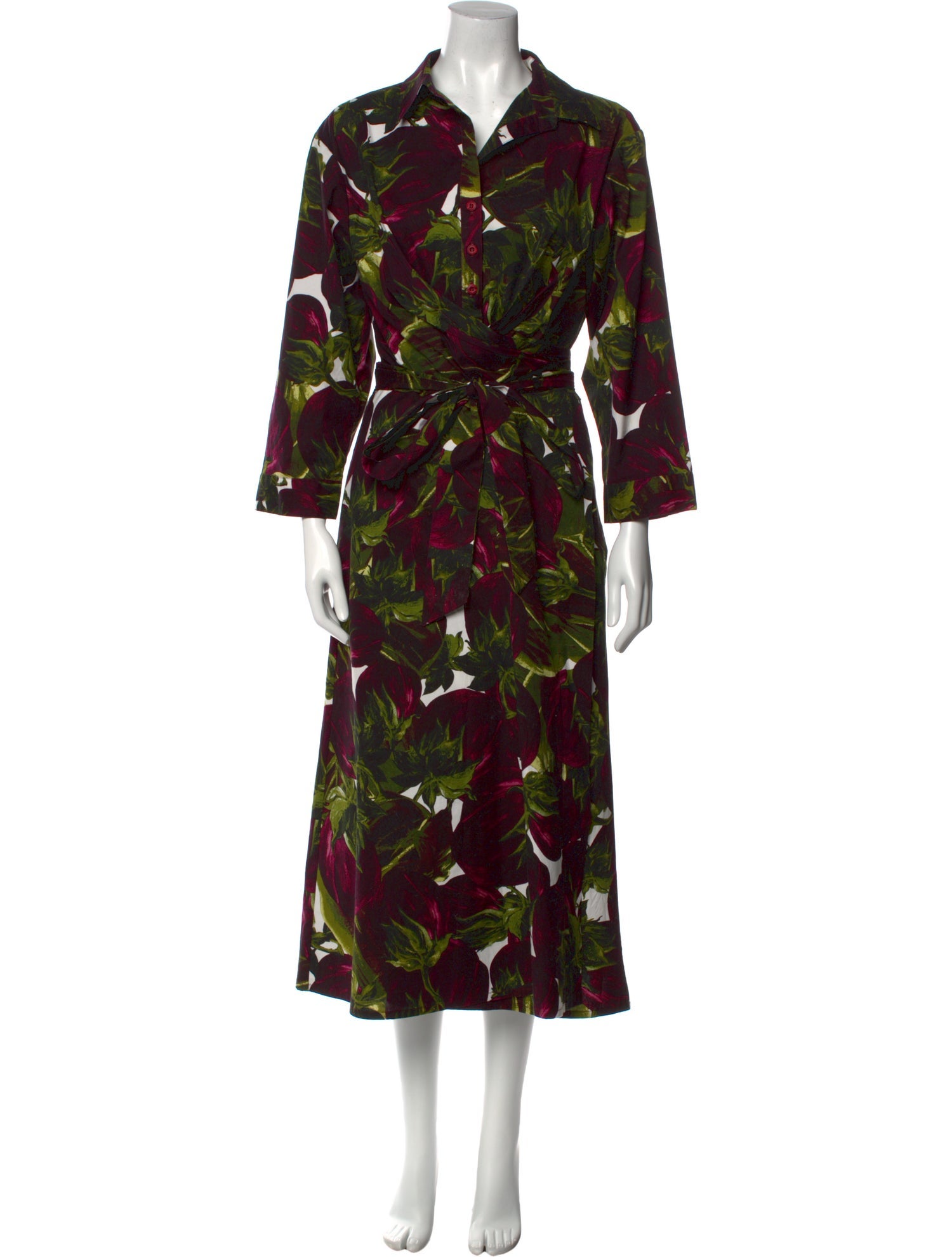 Samantha Sung Floral Print Long Dress